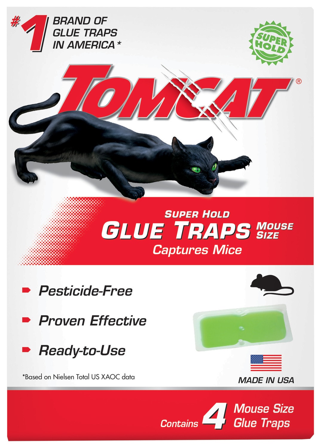 TOMCAT Super Hold Glue Traps Mouse Size Mouse in the Animal