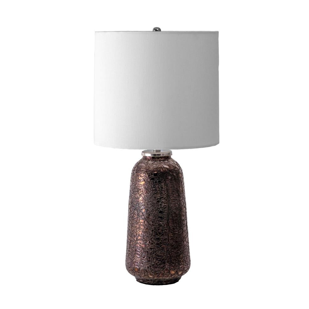 nuLOOM UGT01AA Brown 3-way Table Lamp with Fabric Shade