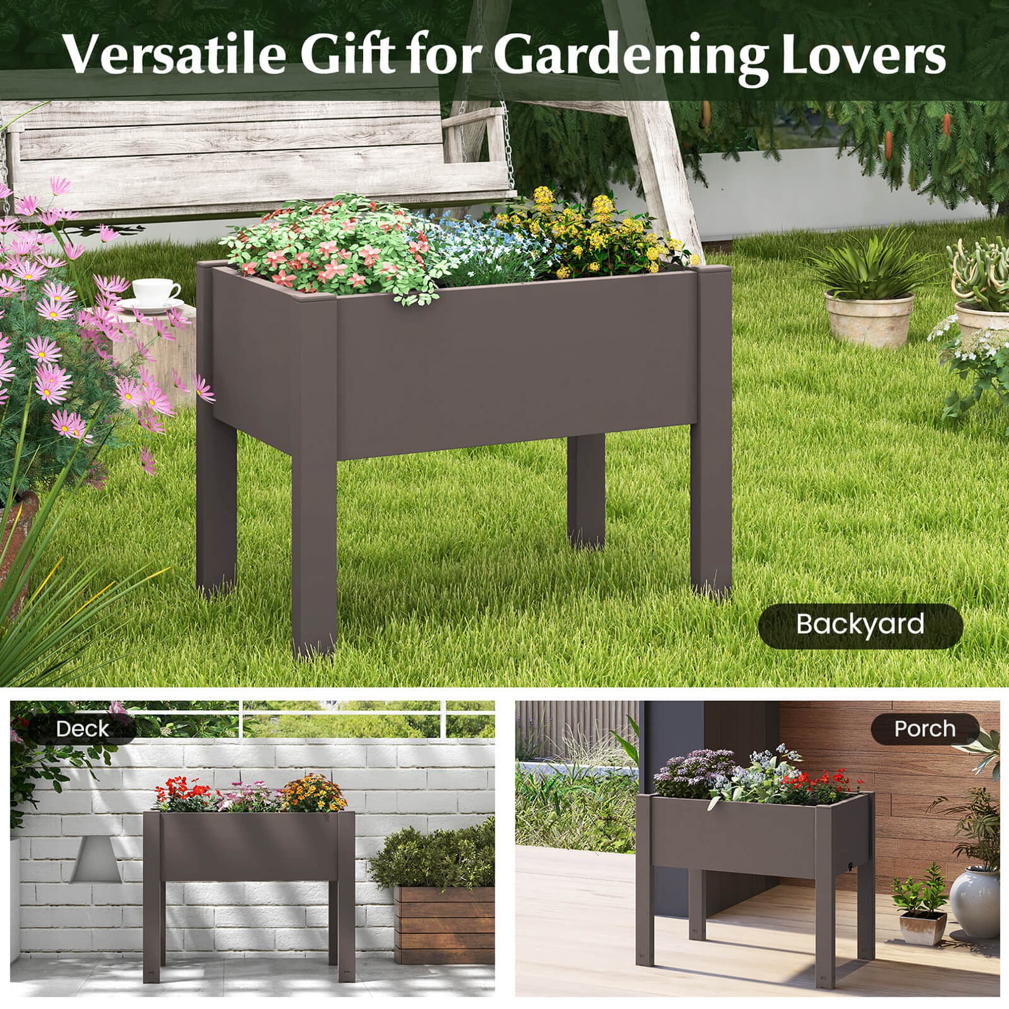 Costway HCST02369 Raised-Garden-Beds - View #3