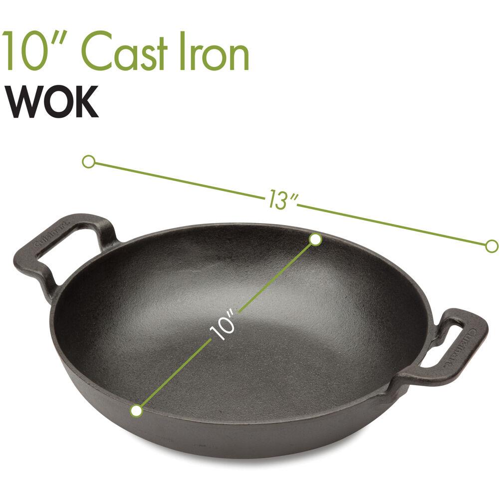 Lodge L9MW 9 Pre-Seasoned Mini Cast Iron Wok