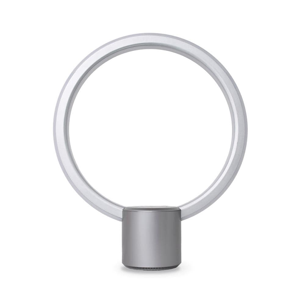 GE 31312 C by 16-in Matte Silver LED LED Uplight Table Lamp