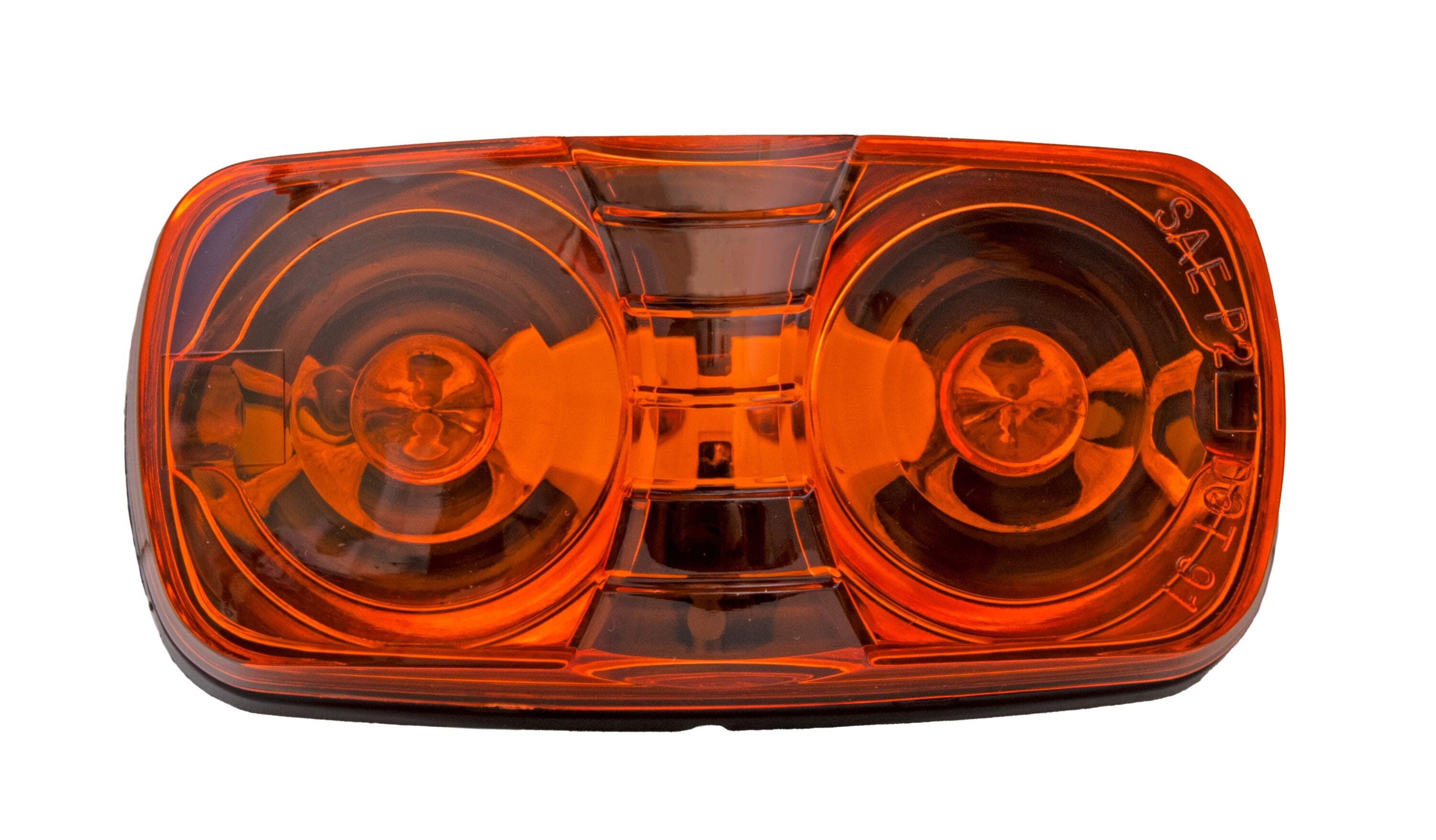 Carry-On Trailer CO-MC42AS Amber Dual-bulb Bullseye-style Marker/clearance Light