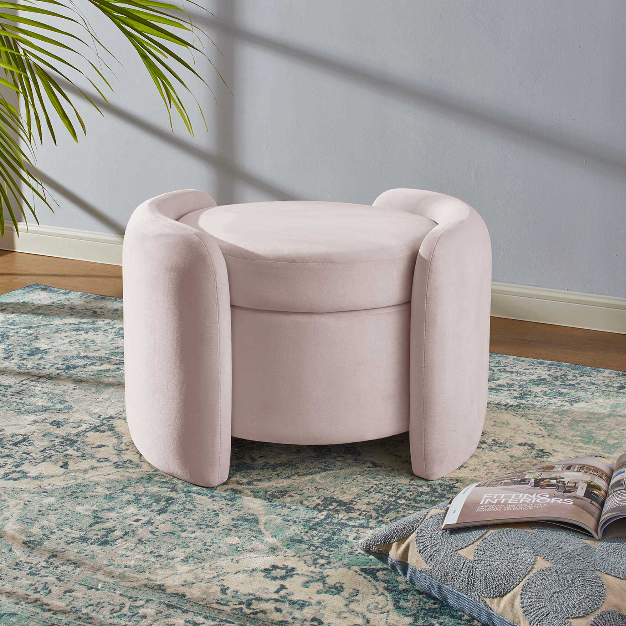 Modway EEI-6055-PNK Indoor-Ottomans - View #3