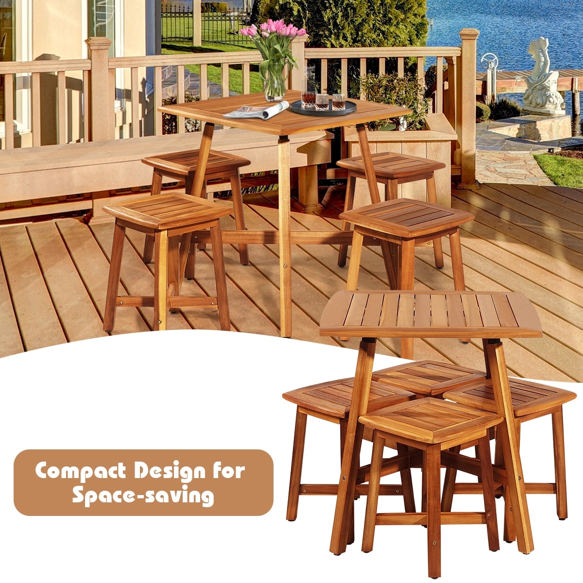CASAINC WF-HW65874-LA Patio-Dining-Sets - View #7