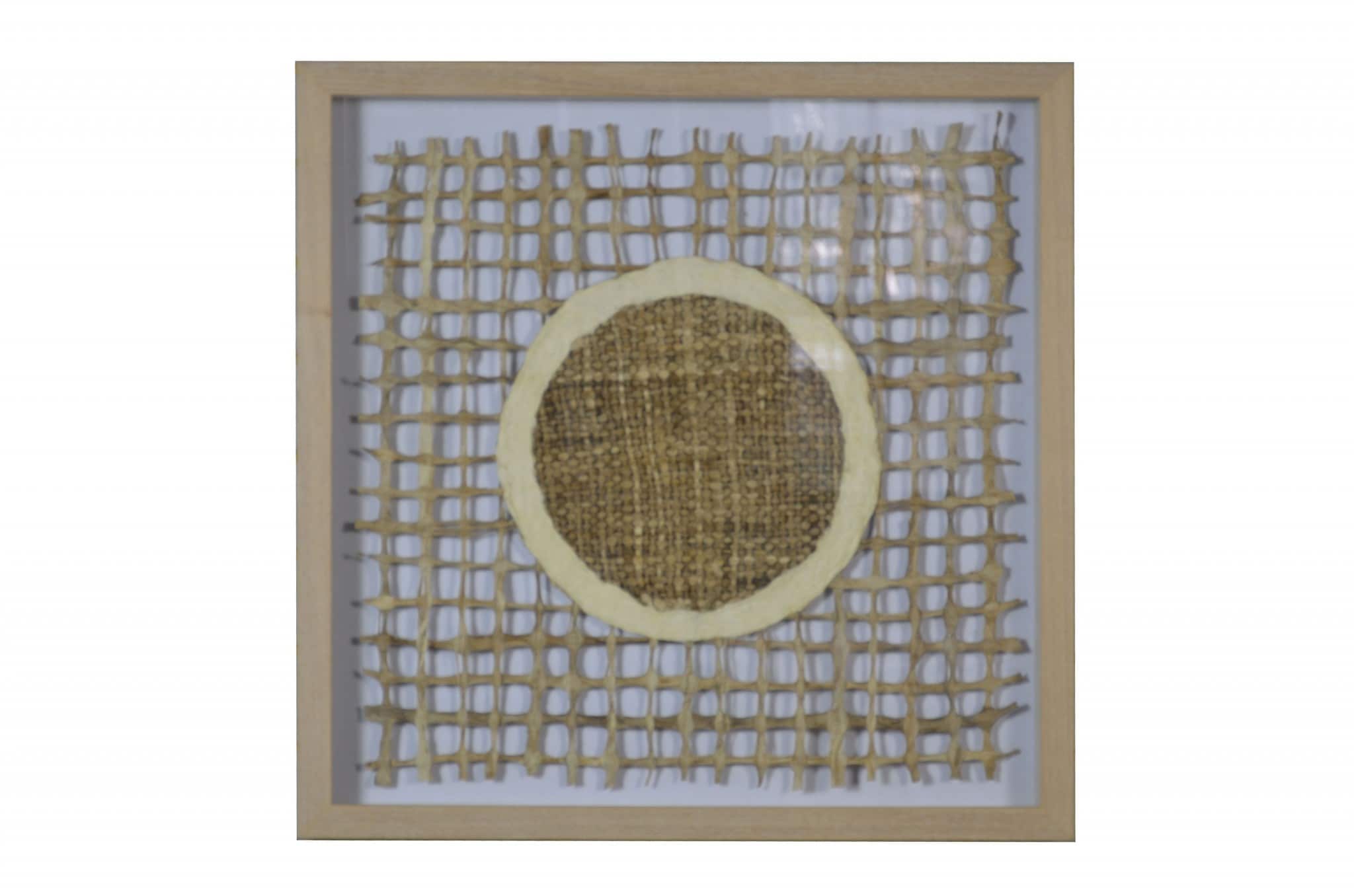 HomeRoots 342837 Brown Wood Framed 24.0-Inches H x 9.0-Inches W Asian Wood Shadow box