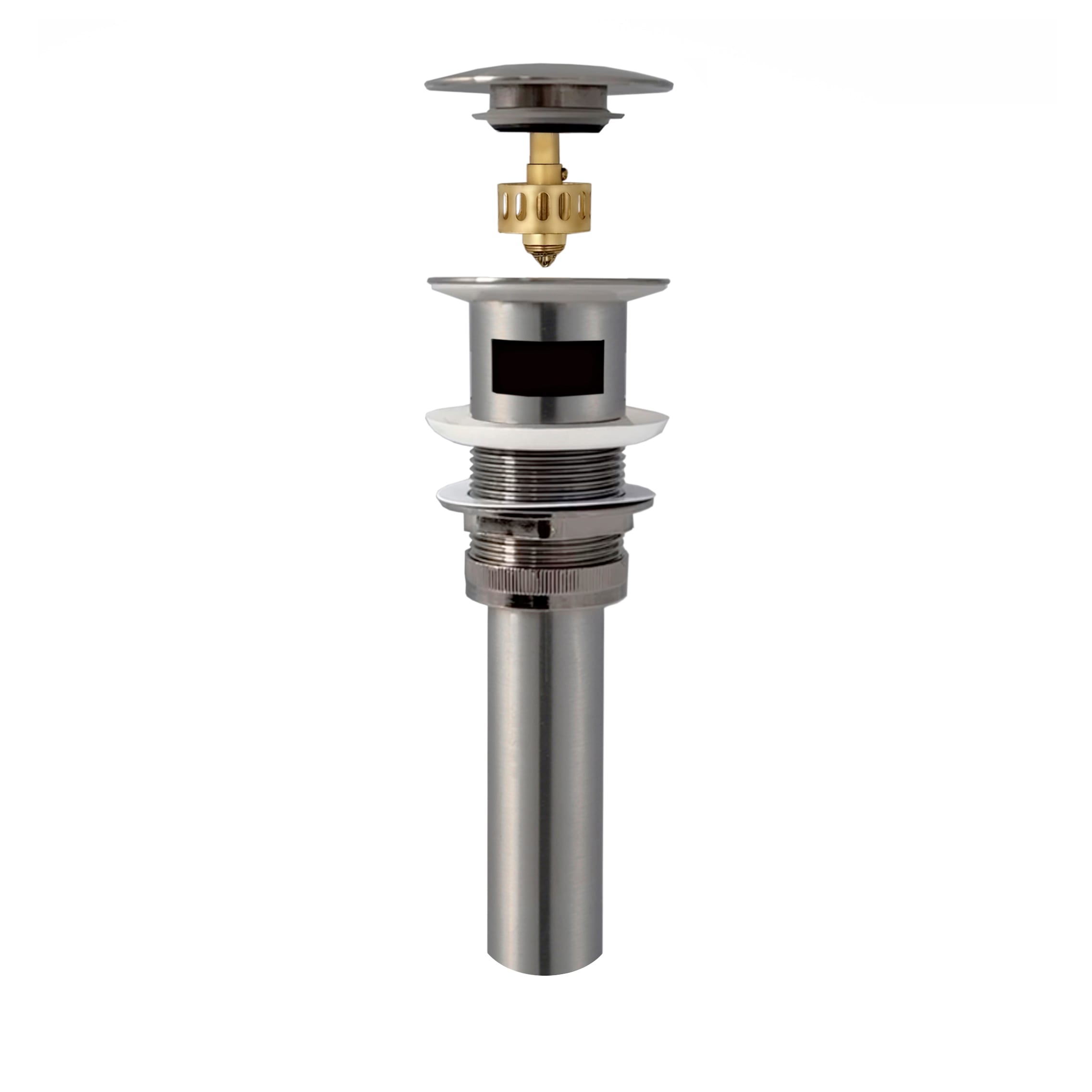 Stylish D-701B Pop-Up Drain Brushed nickel Bathroom Sink pop up drain
