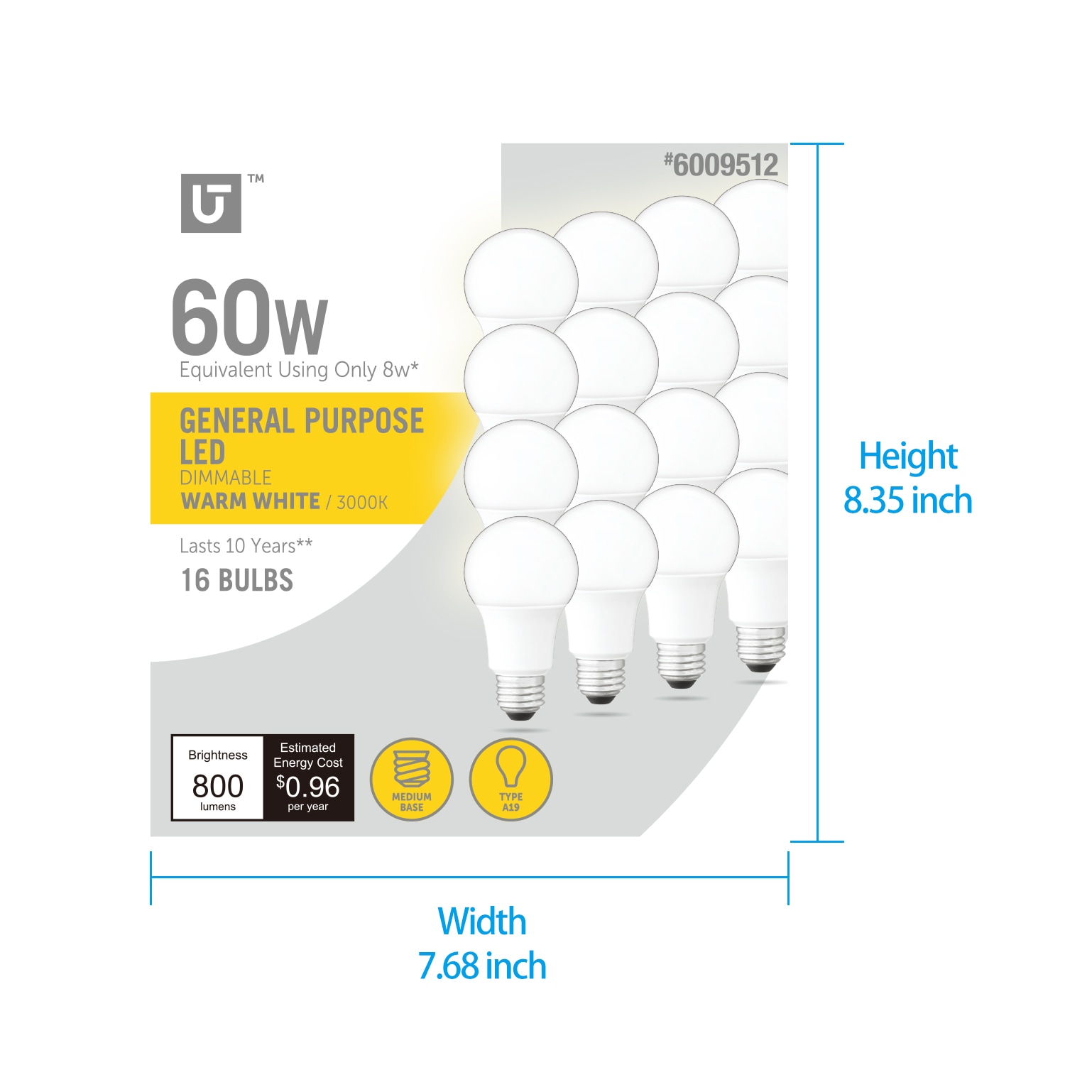 Utilitech YGA03C76-8.5W-830-16 Led-Lights - View #4