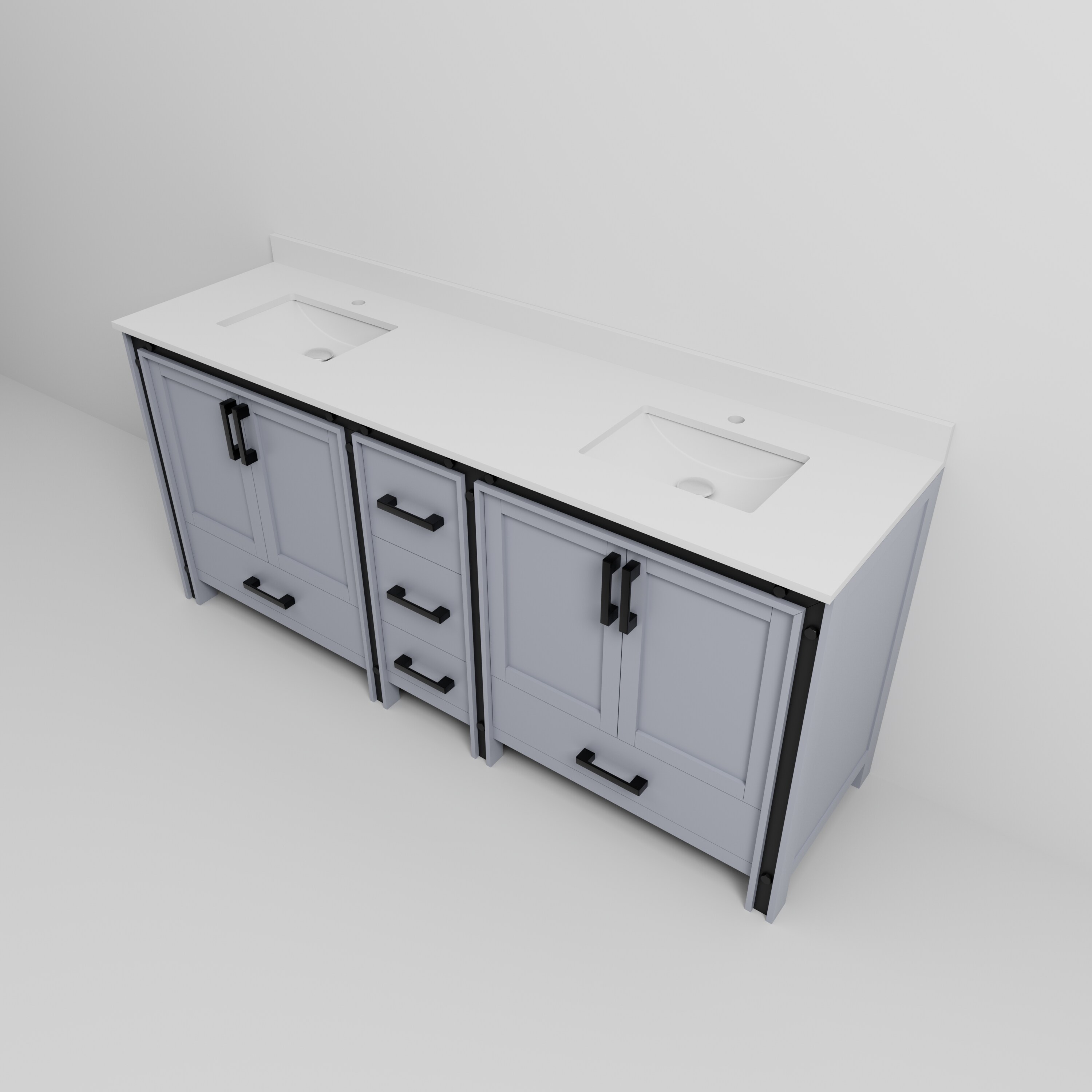 Lexora LVZV80DB200 Bath-Vanity-Combo - View #12