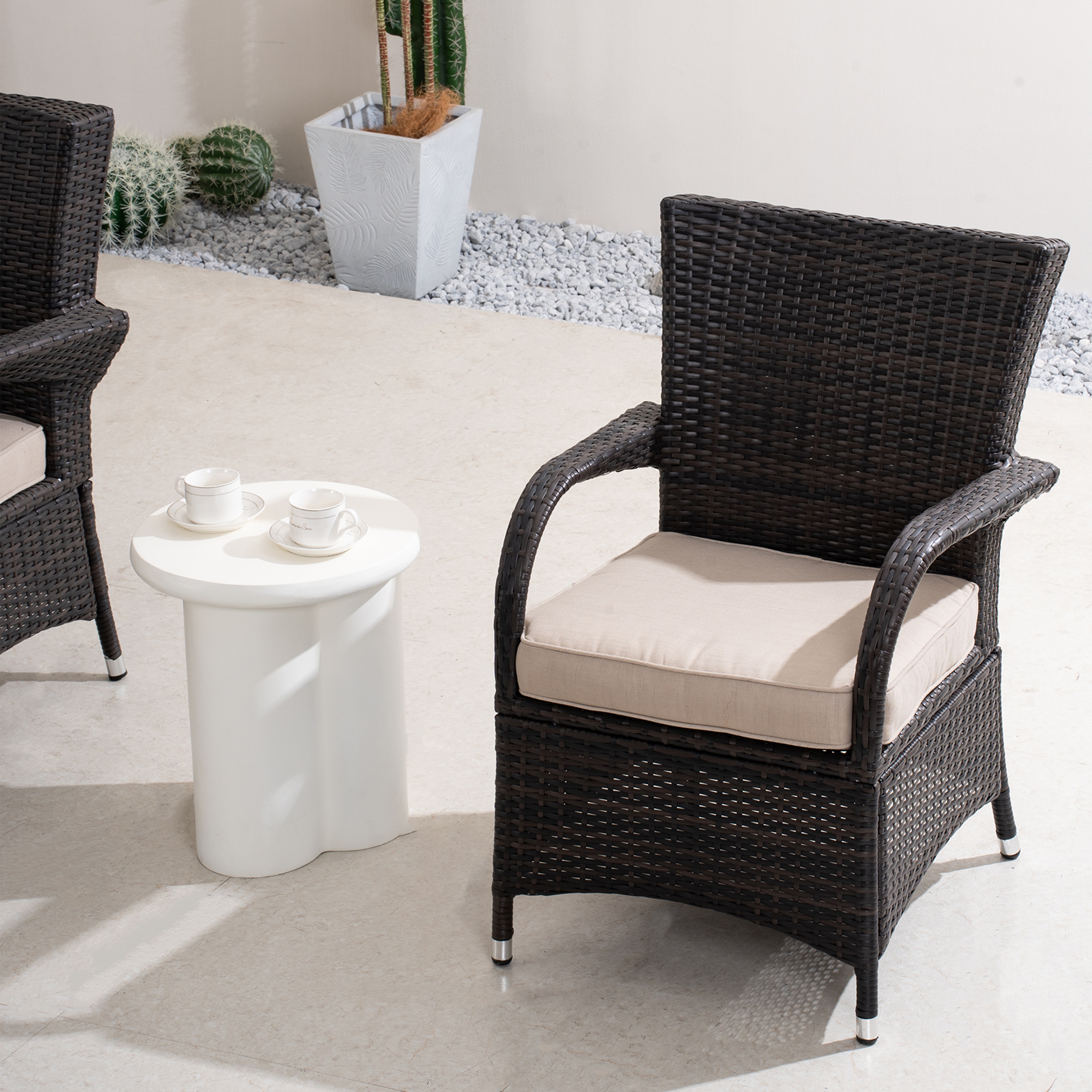 Direct Wicker DWT-1122BR&154STCR Patio-Conversation-Sets - View #6