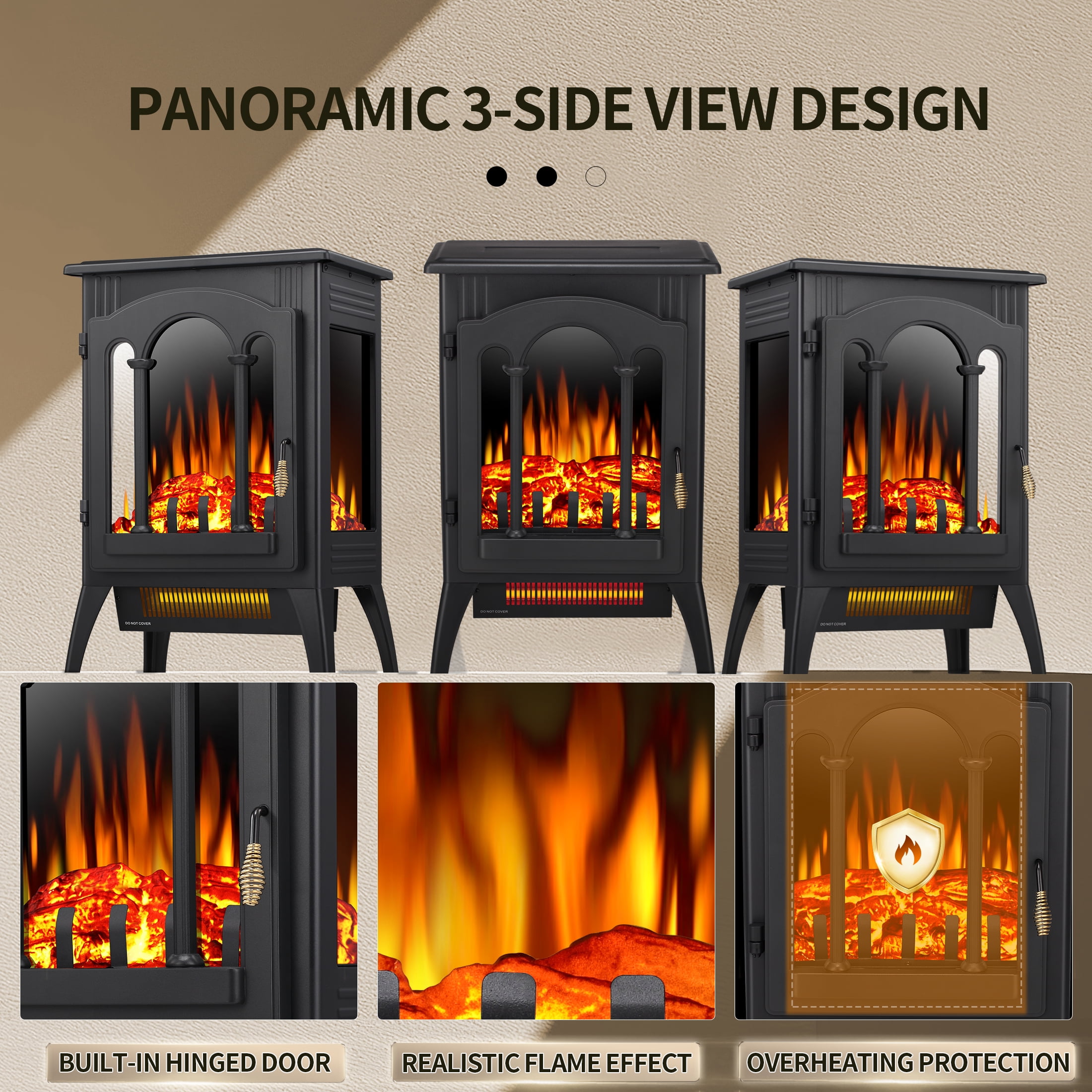COWSAR 5220 Electric-Fireplaces - View #3