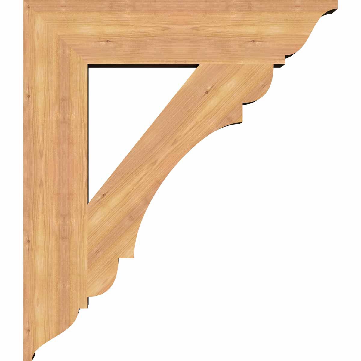 Ekena Millwork BKT06X28X32OLY01SWR Exterior-Brackets-Braces - View #3