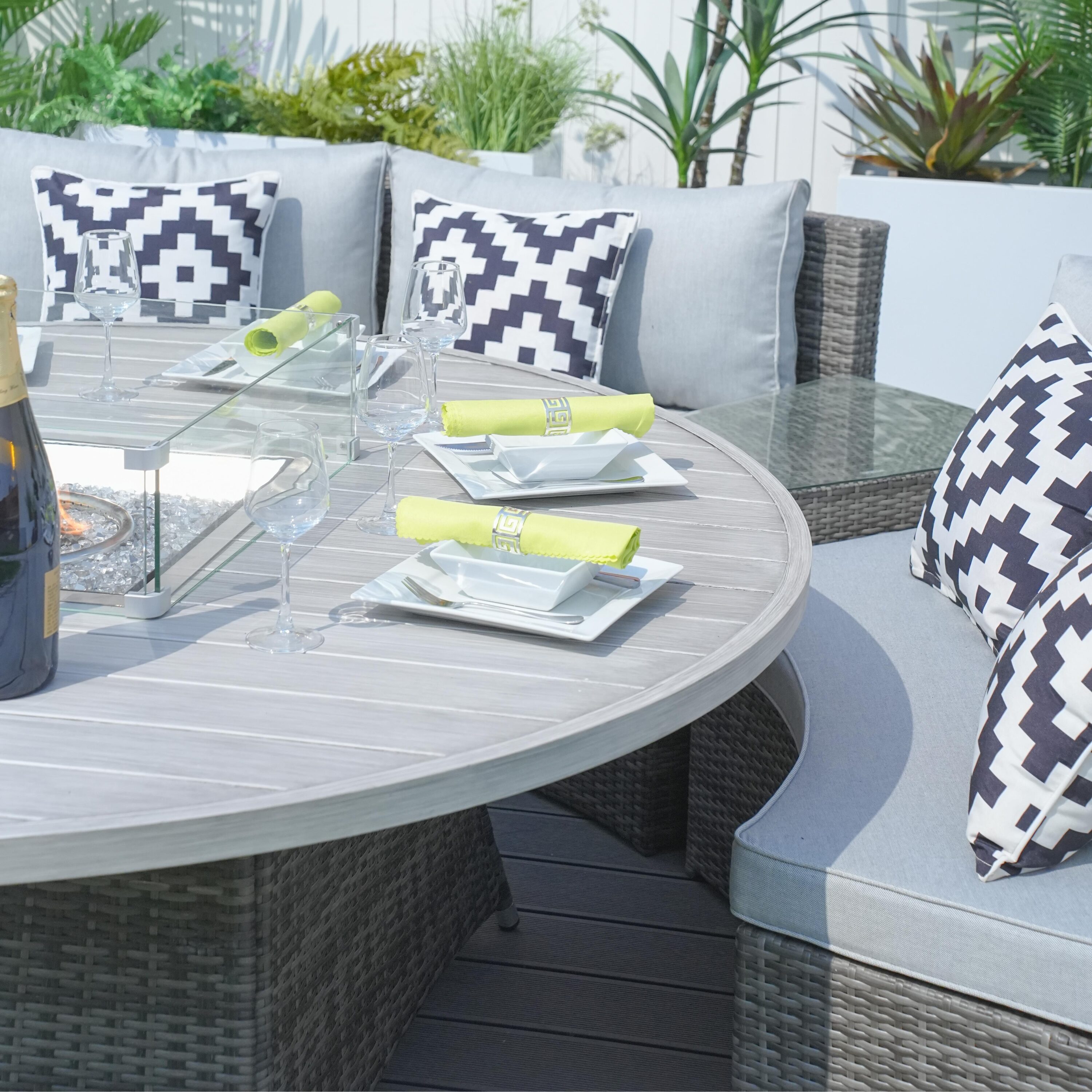 Direct Wicker DWG-08A1205B-GR Patio-Conversation-Sets - View #8