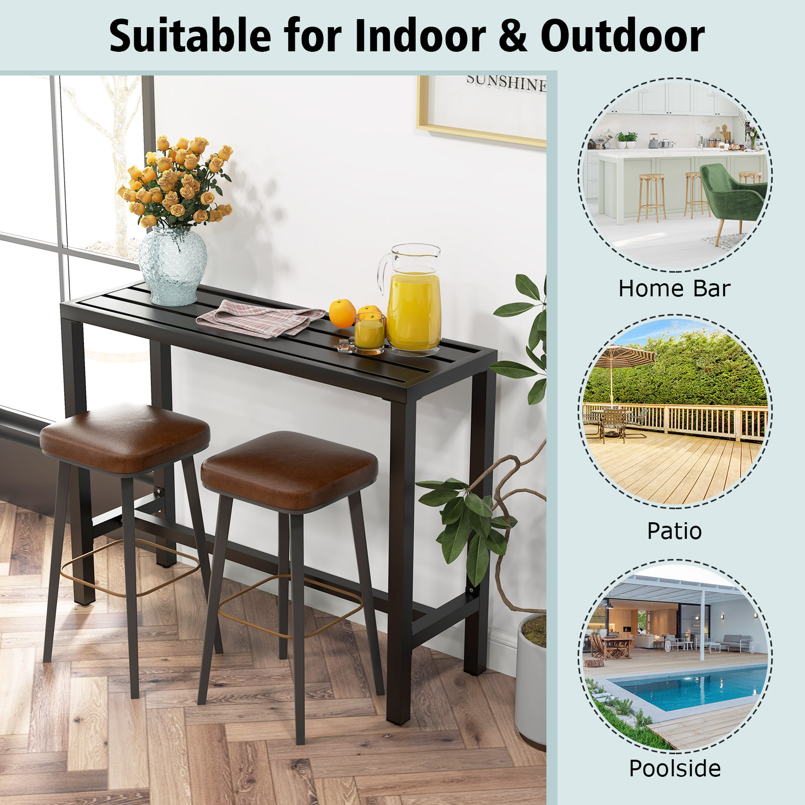 LIVIZA UTG10748DK-M Patio-Tables - View #2