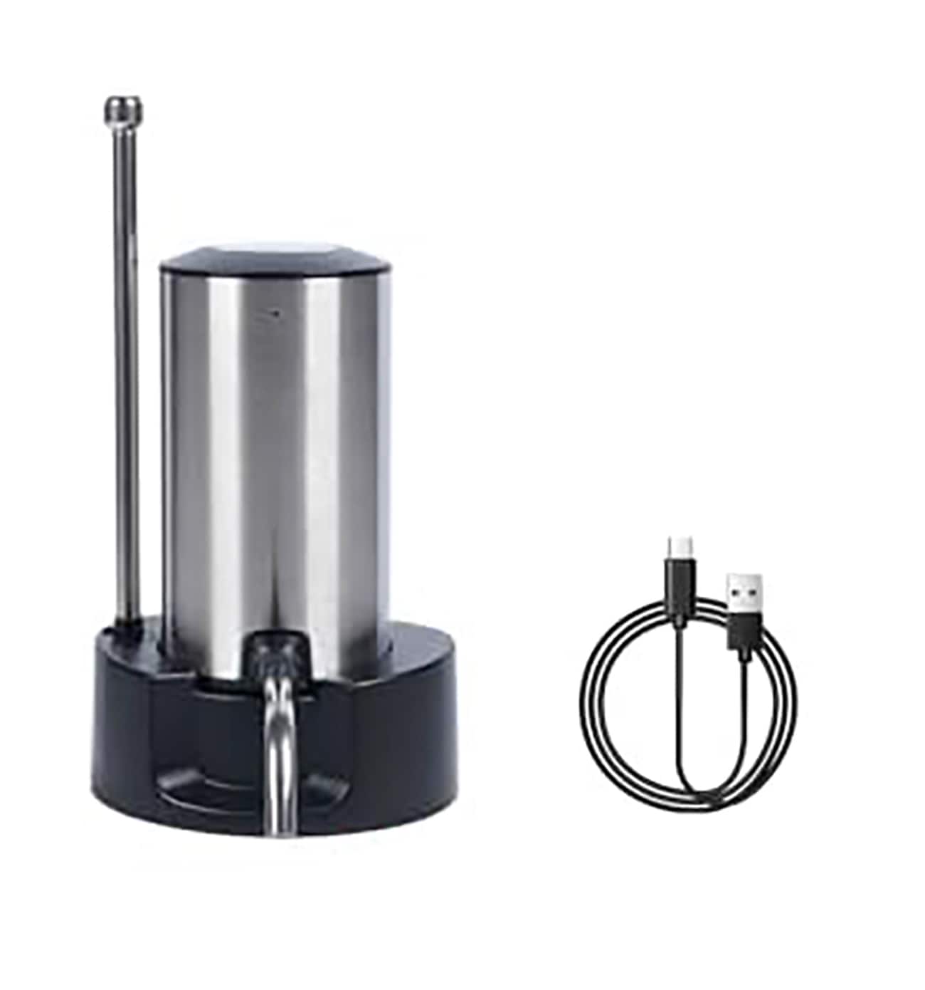 Etokfoks  Electric Wine Aerator Pourer Automatic Dispenser Pump with Retractable Tube and One Touch Control for Fast Home Serving