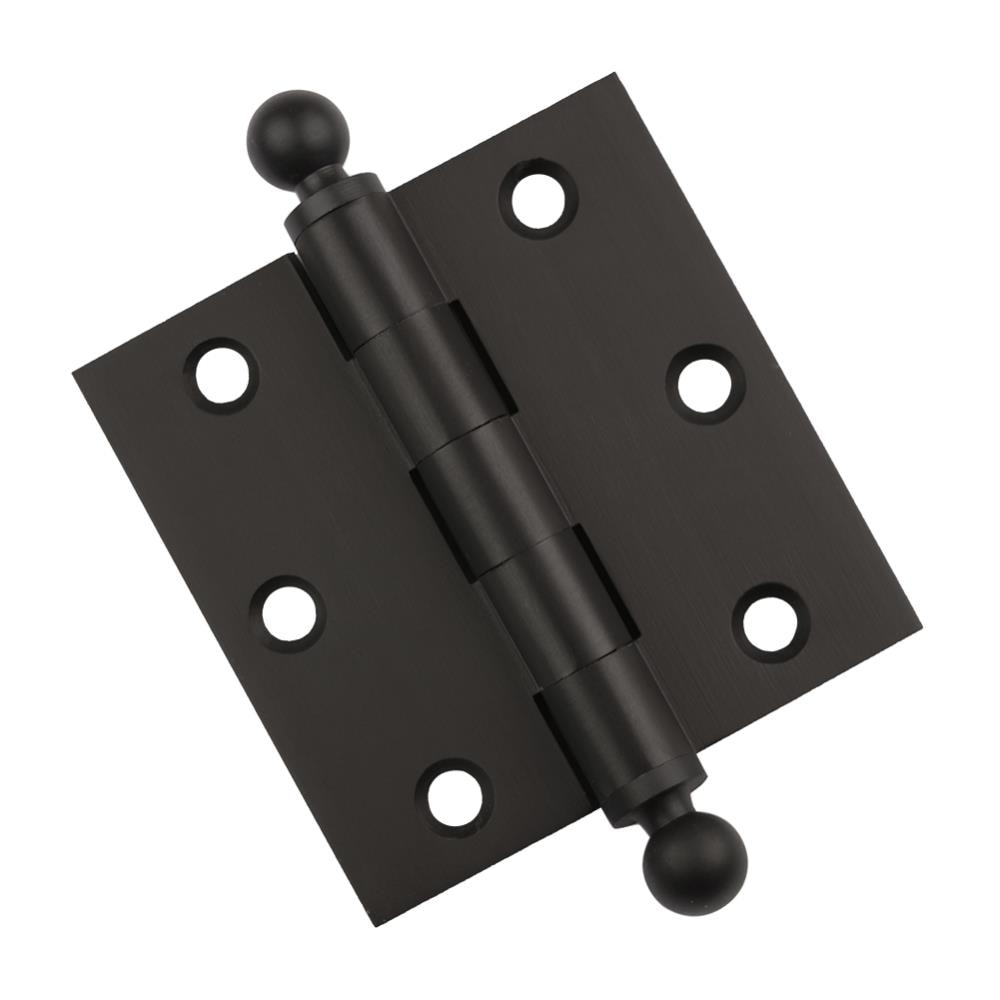 EMBASSY 3030US10BB-1 3-in H Square Oil Rubbed Bronze (US10B) Mortise Interior/Exterior Door Hinge