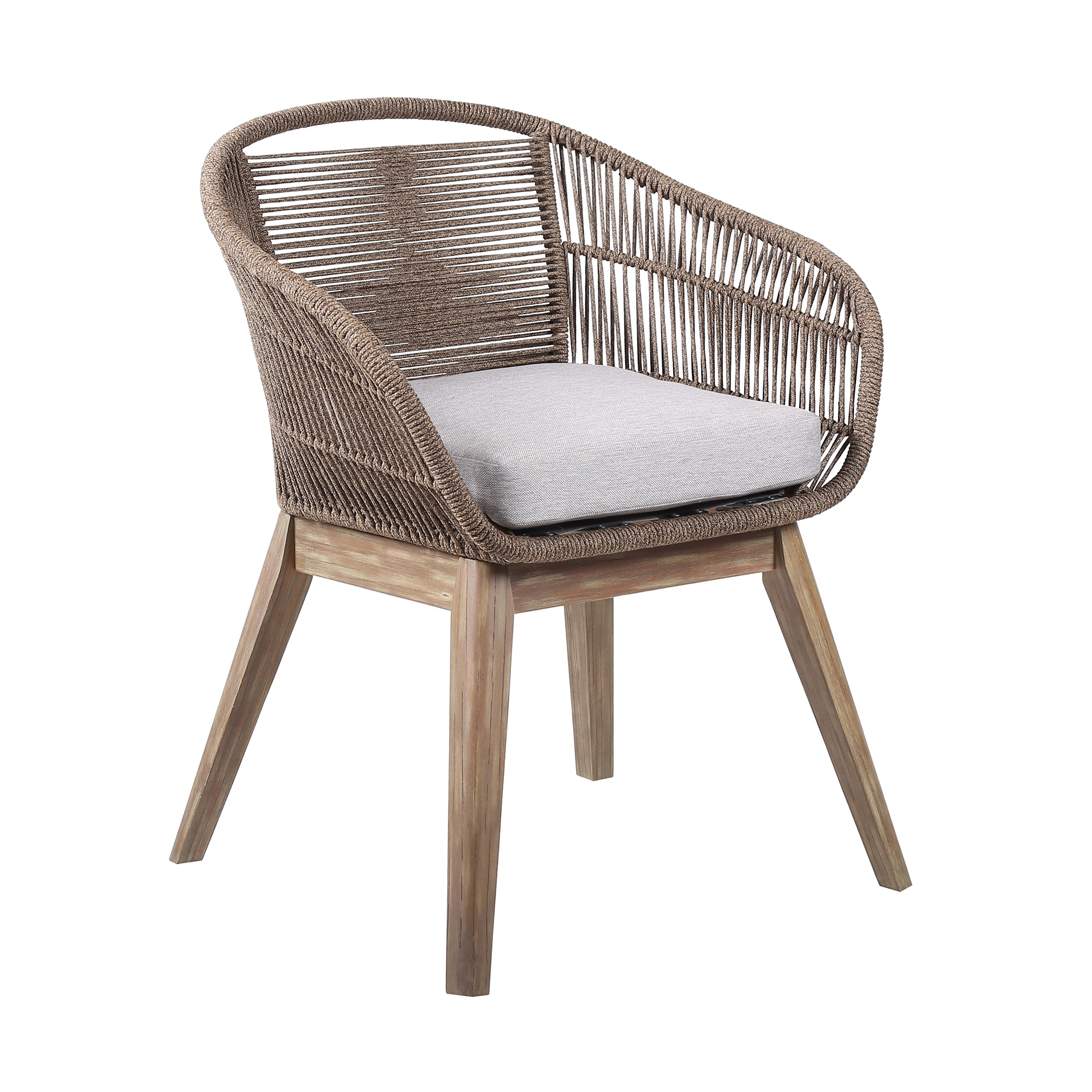 Armen Living LCTFSITRU Tutti Frutti Contemporary/Modern Synthetic Upholstered Dining Side Chair (Wood Frame)