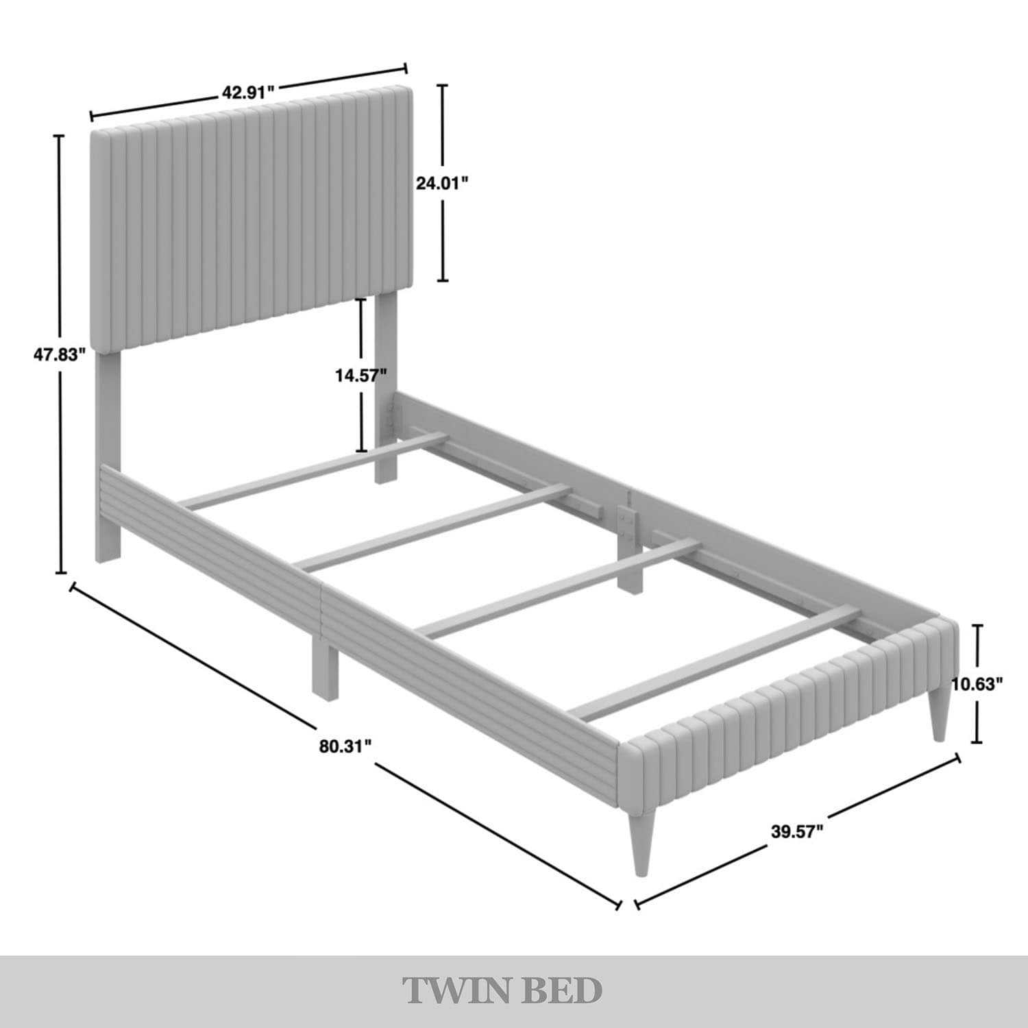 ChaletPosh C8570TUB-DGY-VV beds - View #10