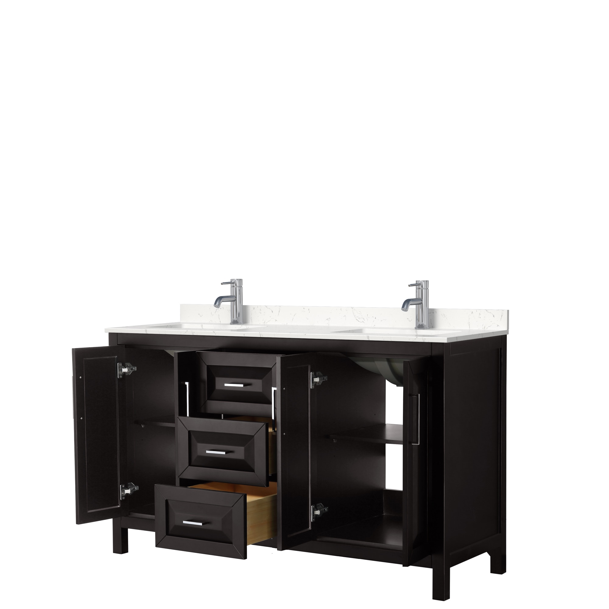 Wyndham Collection WCV252560DDEC2UNSMXX Bath-Vanity-Combo - View #2