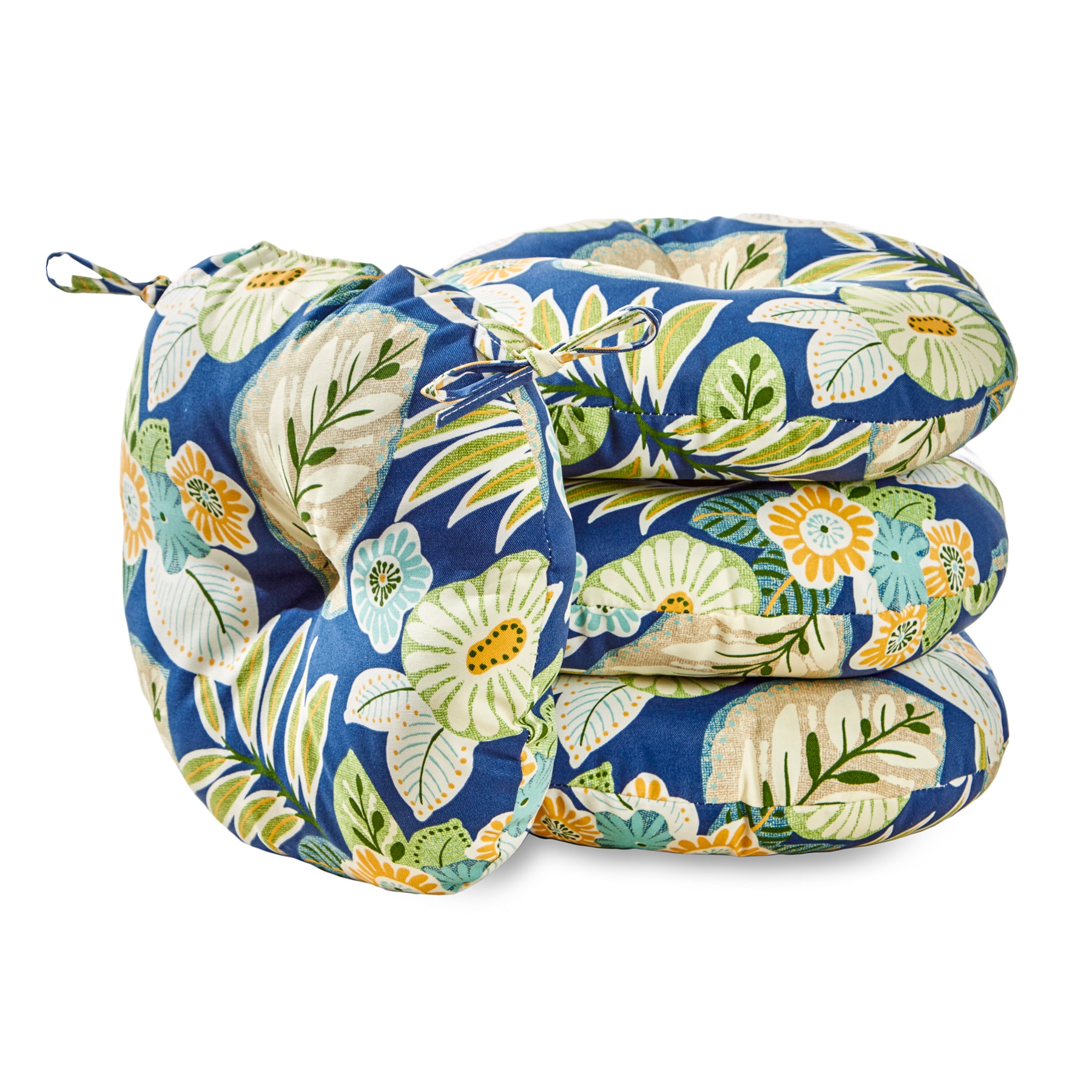 Greendale Home Fashions OC6816S4-MARLOW 15-in x 15-in 4 -Piece Marlow Patio chair cushion