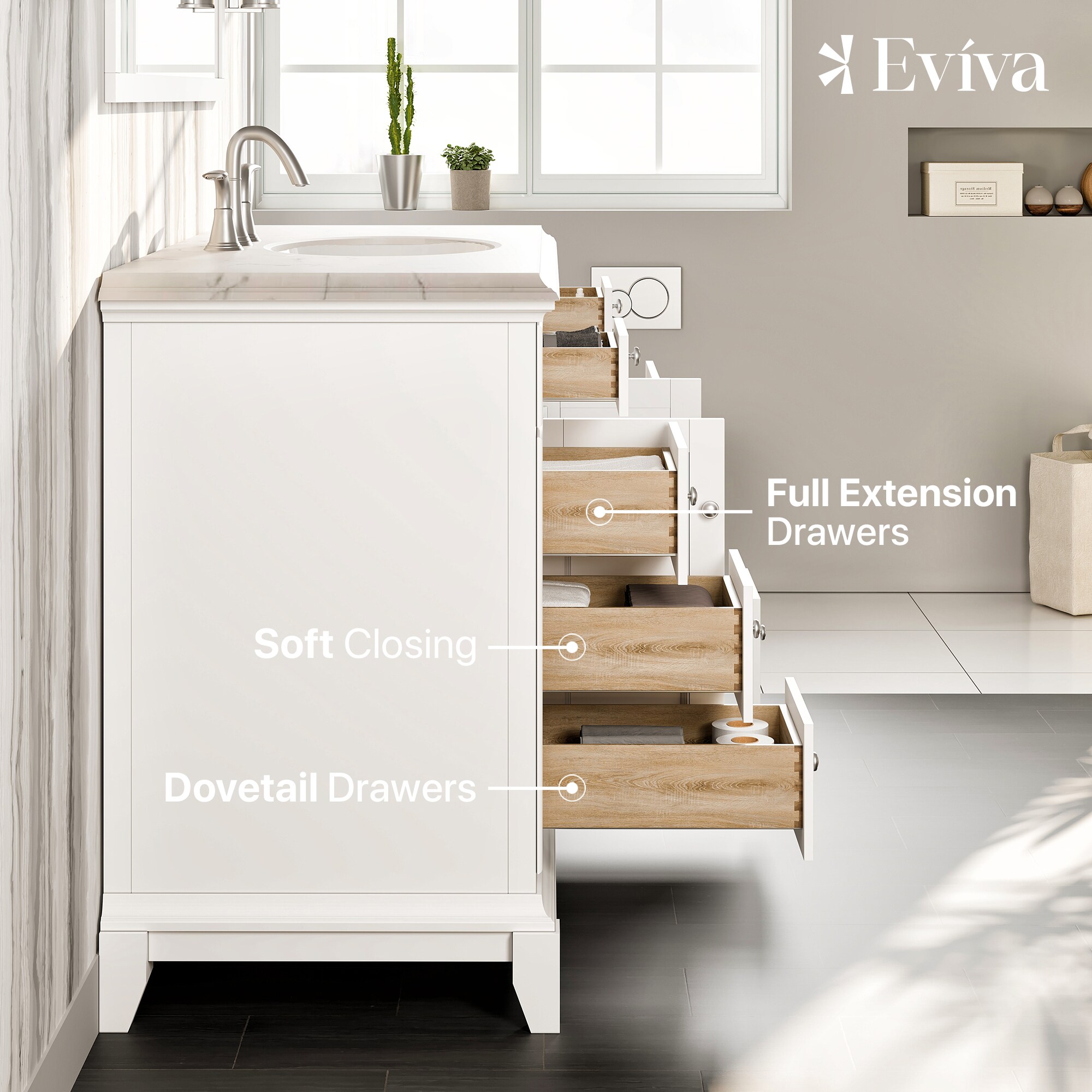 Eviva EVVN709-42WH-Q Bath-Vanity-Combo - View #5