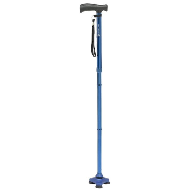 HurryCane 37.5-in Adjustable Height Aluminum Offset Medical Walking Cane in  the Medical Walking Canes department at