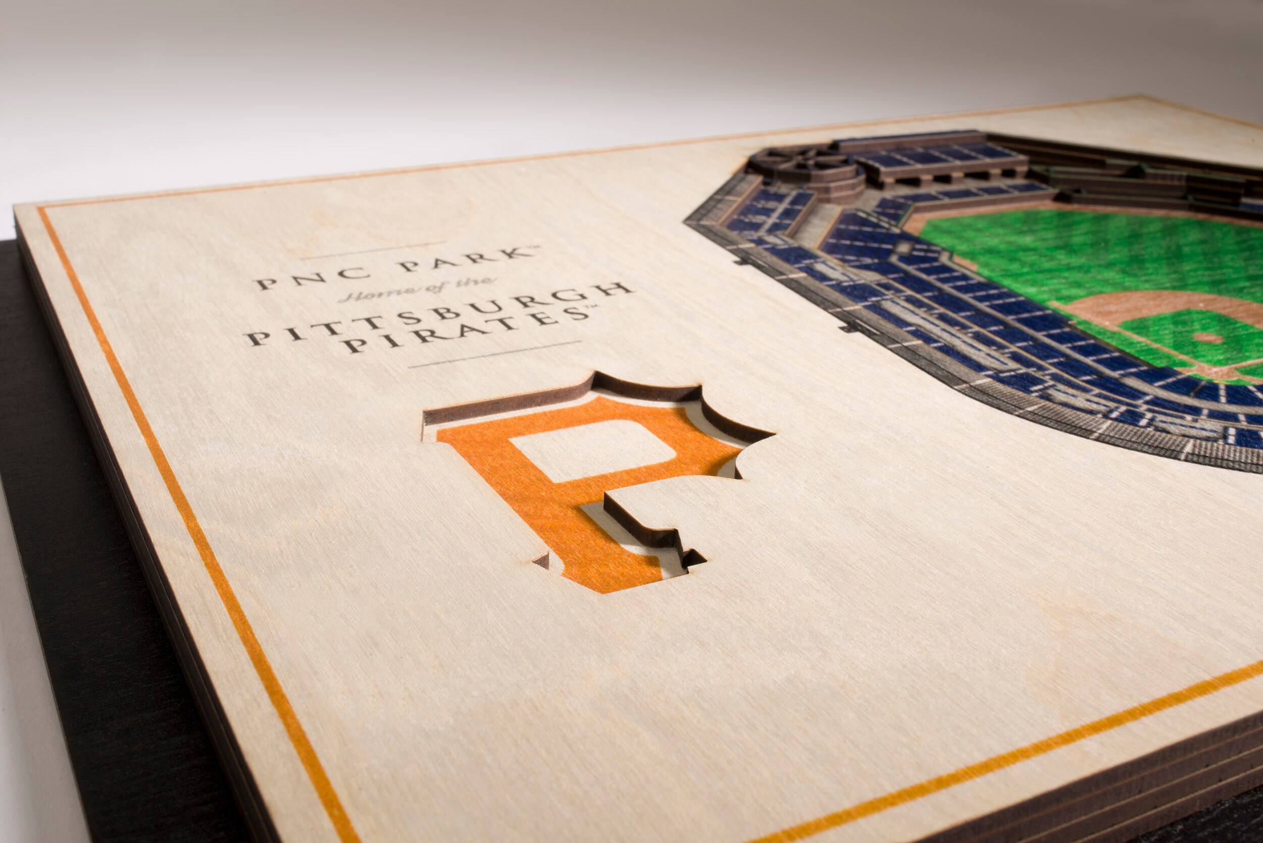 Pittsburgh Pirates, 3D Stadium View, PNC Park, Wall Art