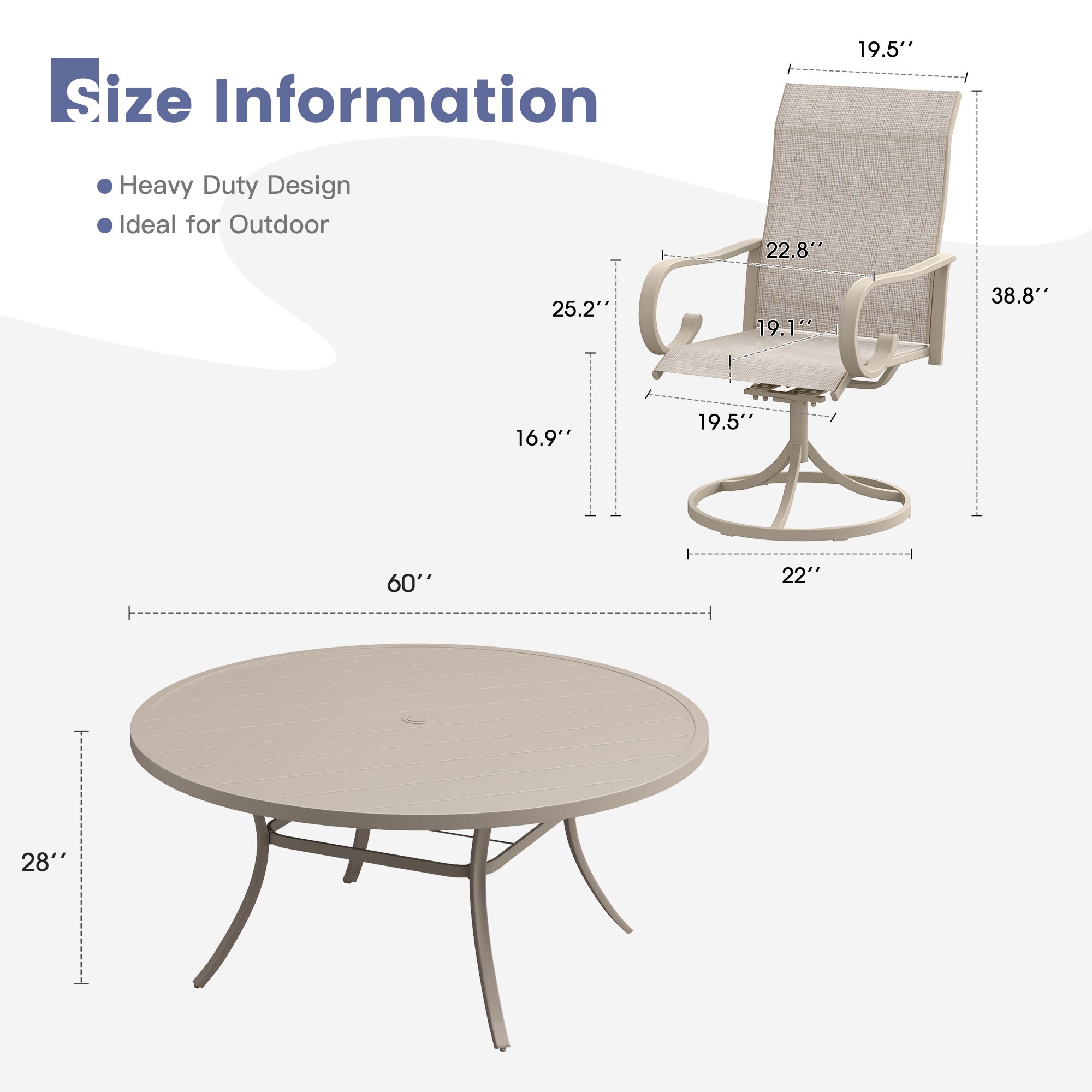 VICLLAX RBT07CR-DCS08CR-7V Patio-Dining-Sets - View #3