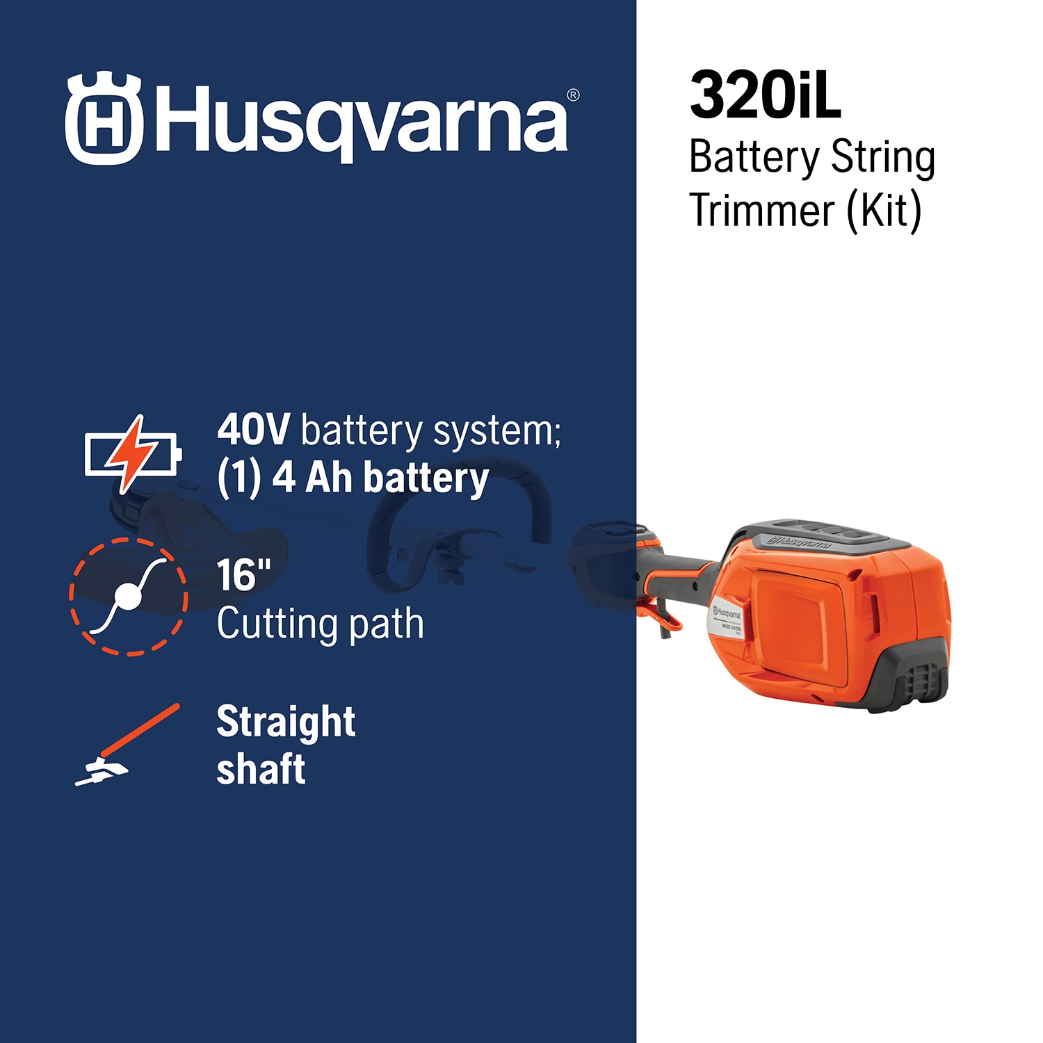 Husqvarna 970480104 Cordless-String-Trimmers - View #2