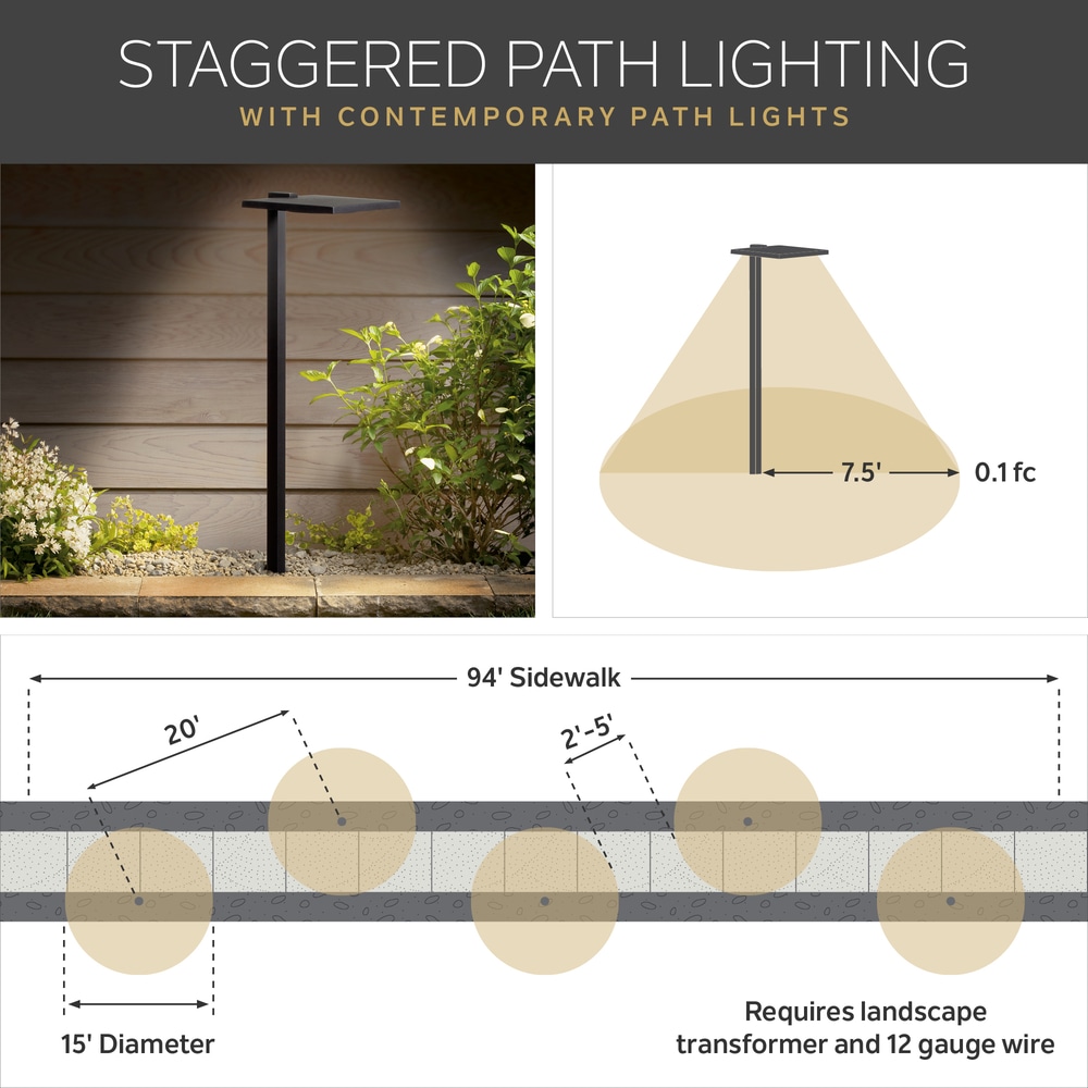 Kichler 16197BKT30 Path-Lights - View #7