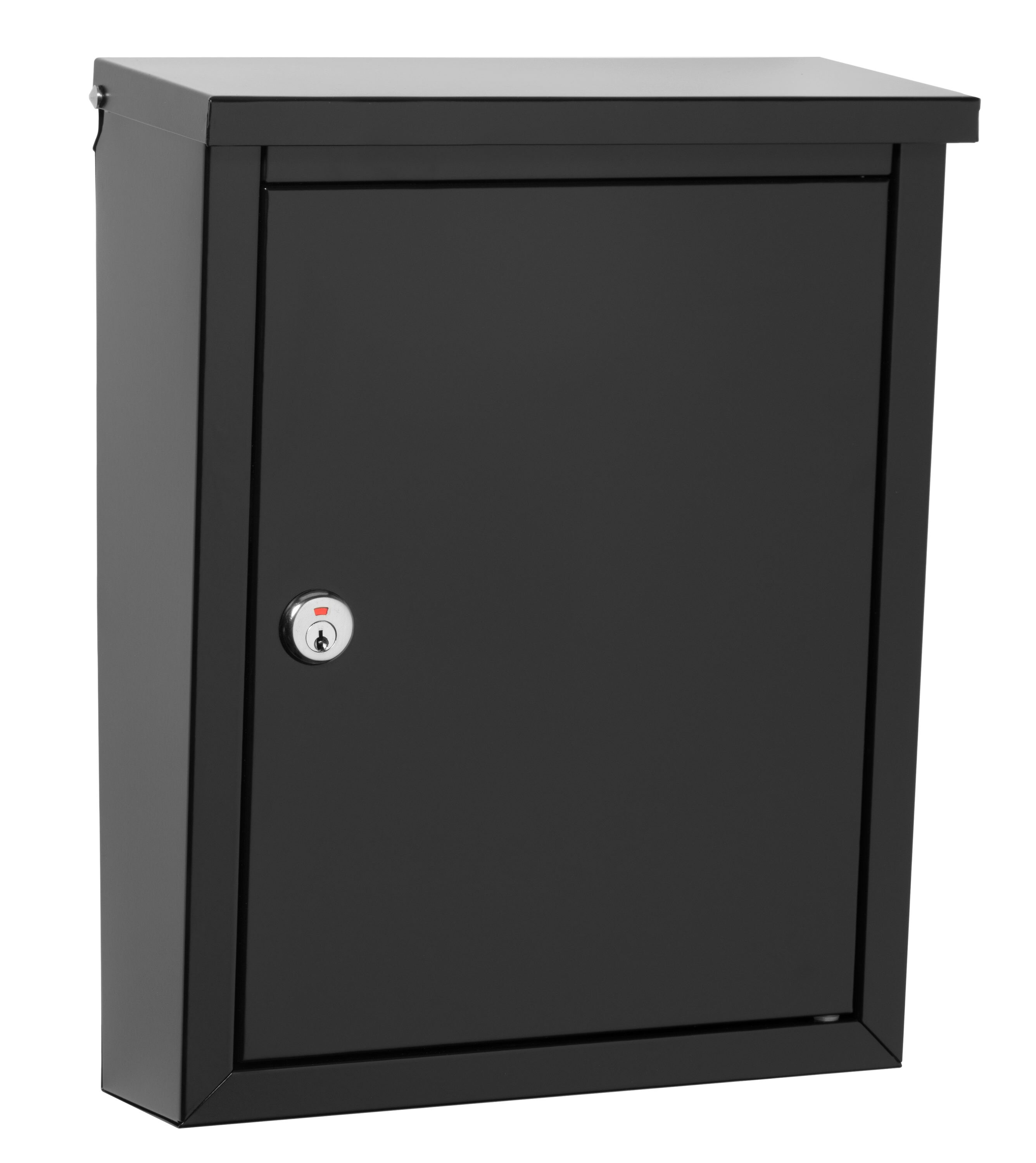Architectural Mailboxes 2580B-10 Chelsea Locking Metal Small Mailbox Black