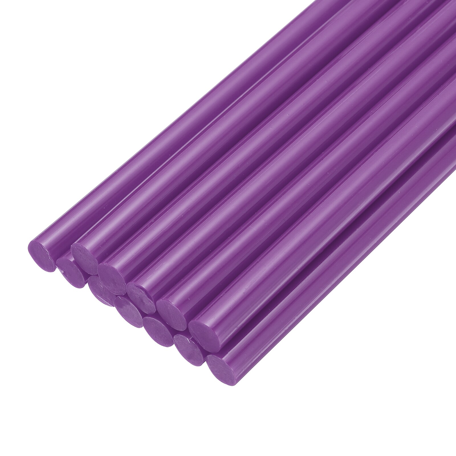 Unique Bargains Mini Hot Glue Sticks for Glue Gun 7mm x 200mm Purple 12pcs