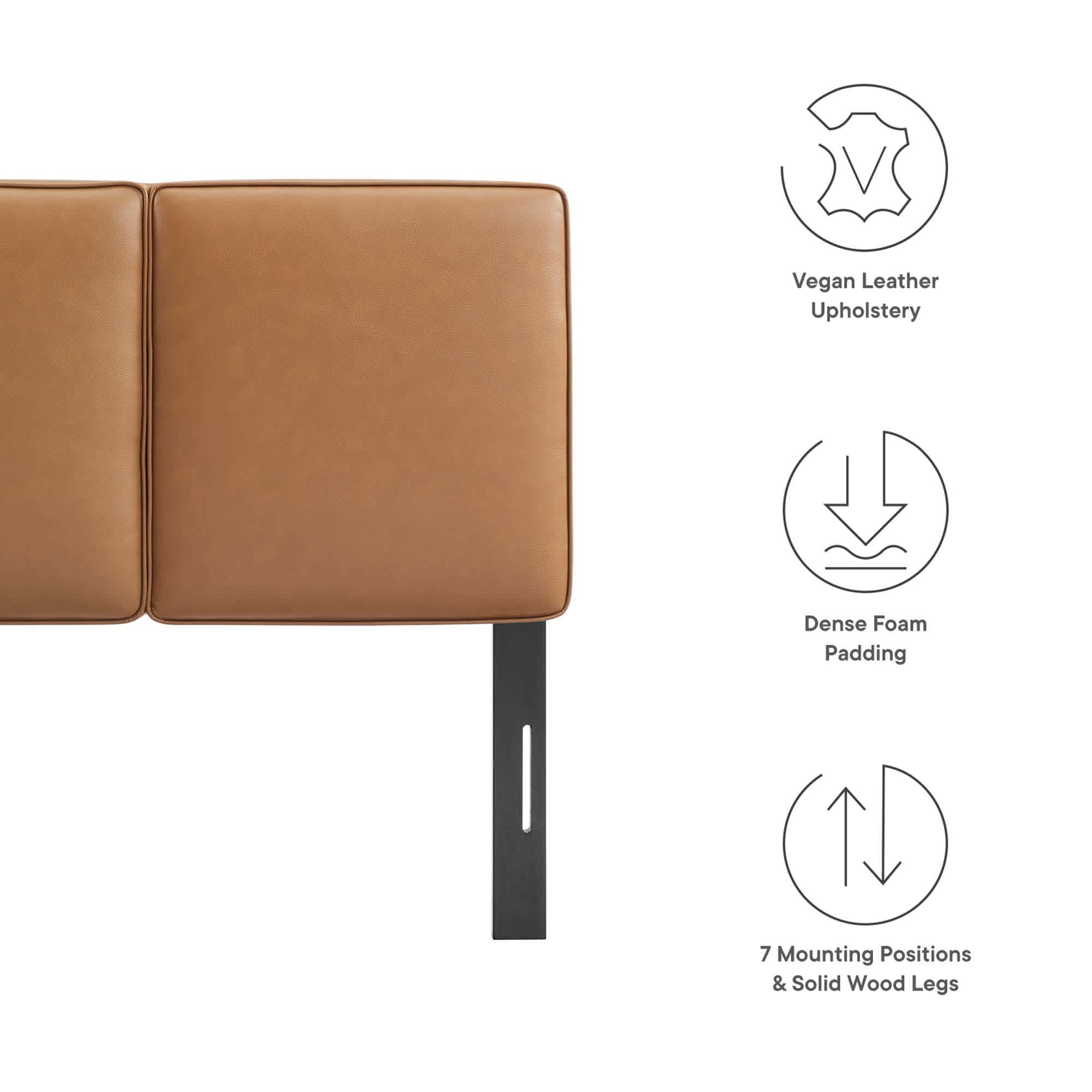 Modway MOD-7144-TAN Upholstered-Headboards - View #2