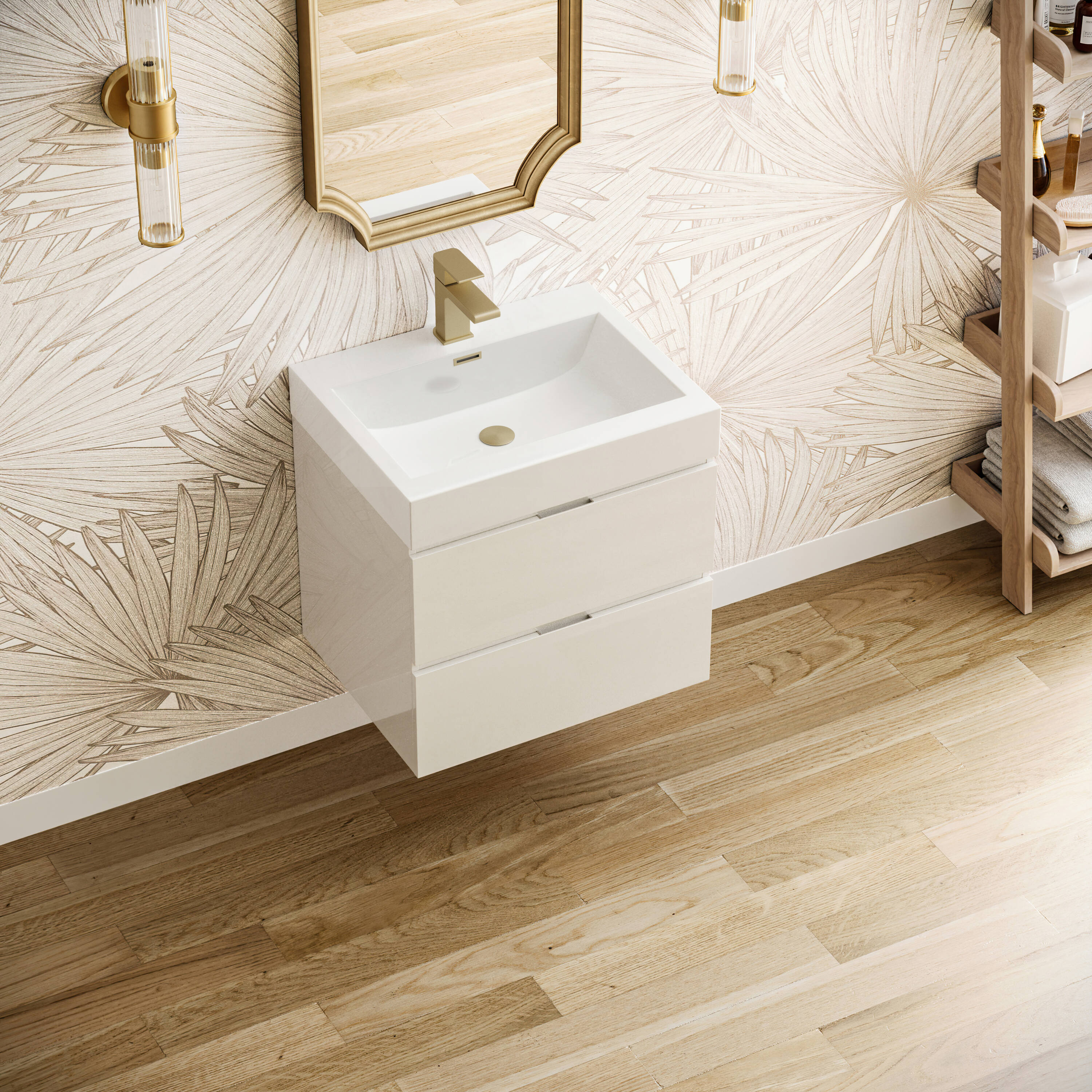 Fresca FCB8324WH-I Bath-Vanity-Combo - View #4