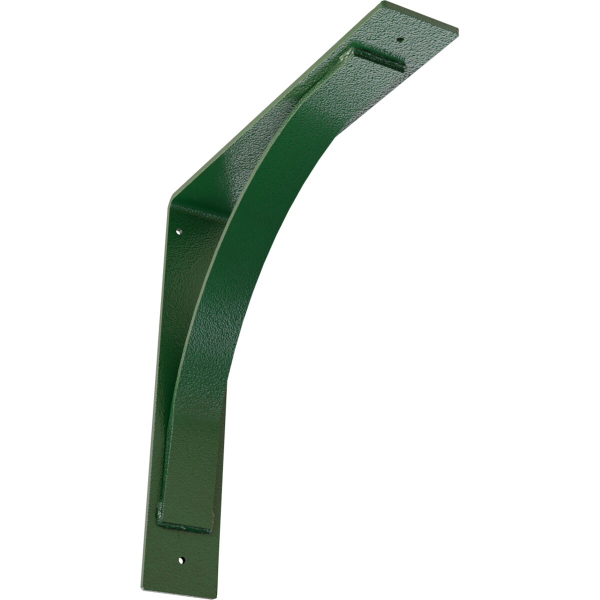 Ekena Millwork BKTM03X16X16MOHDG Morris Morris 16-in x 3-in x 16-in Green Steel Mounting bracket