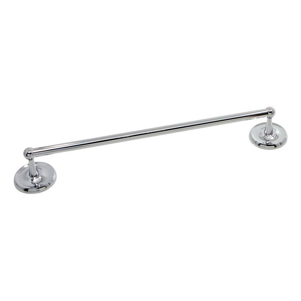 Delaney Hardware 591186K 500 Series 18-in Chrome Wall mount Single Towel Bar