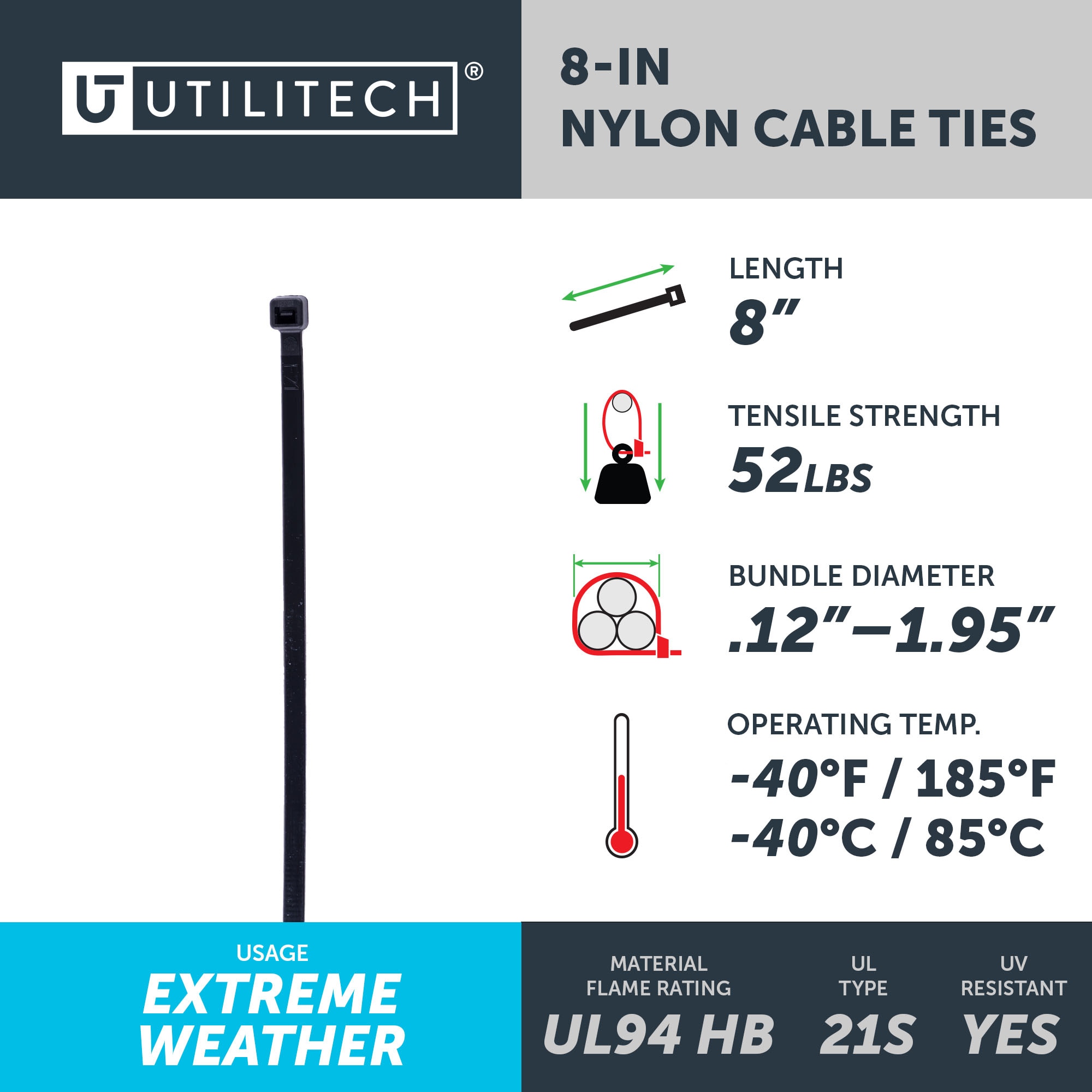 Utilitech SGY-CT47 Cable-Ties - View #3