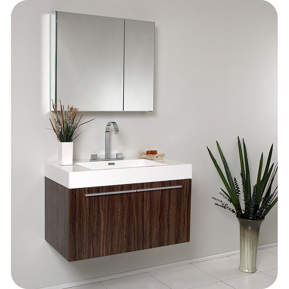 Fresca FCB8090GW-I Bath-Vanity-Combo - View #9