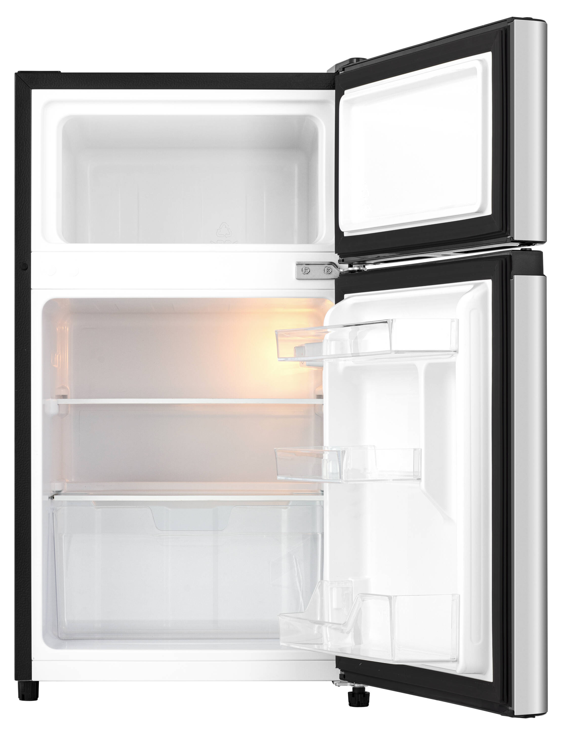 Hisense 3.1-cu ft Mini Fridge with Freezer (Silver) ENERGY STAR