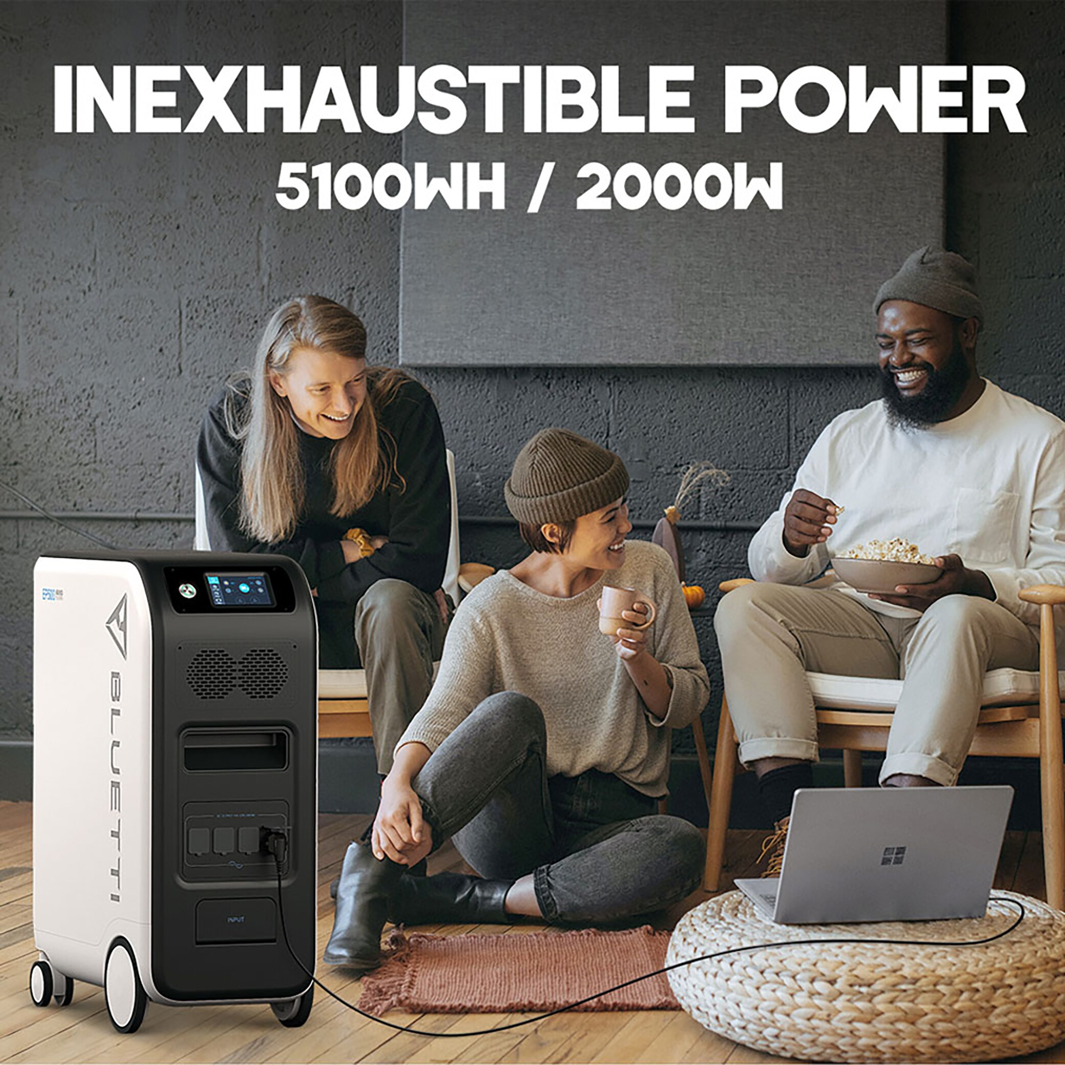 BLUETTI EP500+3PV380+TROLLEY Solar-Generators - View #8