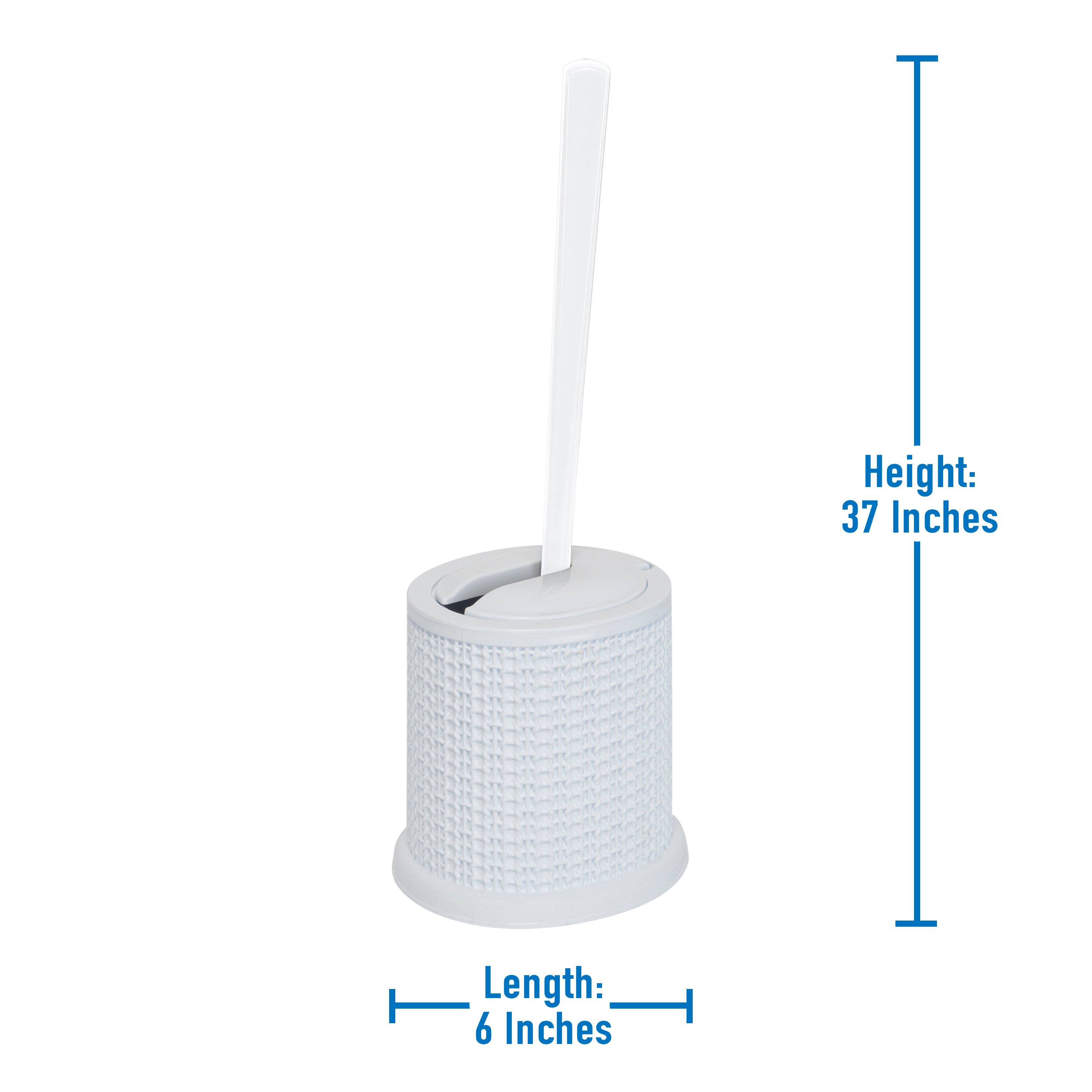 Recommended installation heights for toilet brushes holder