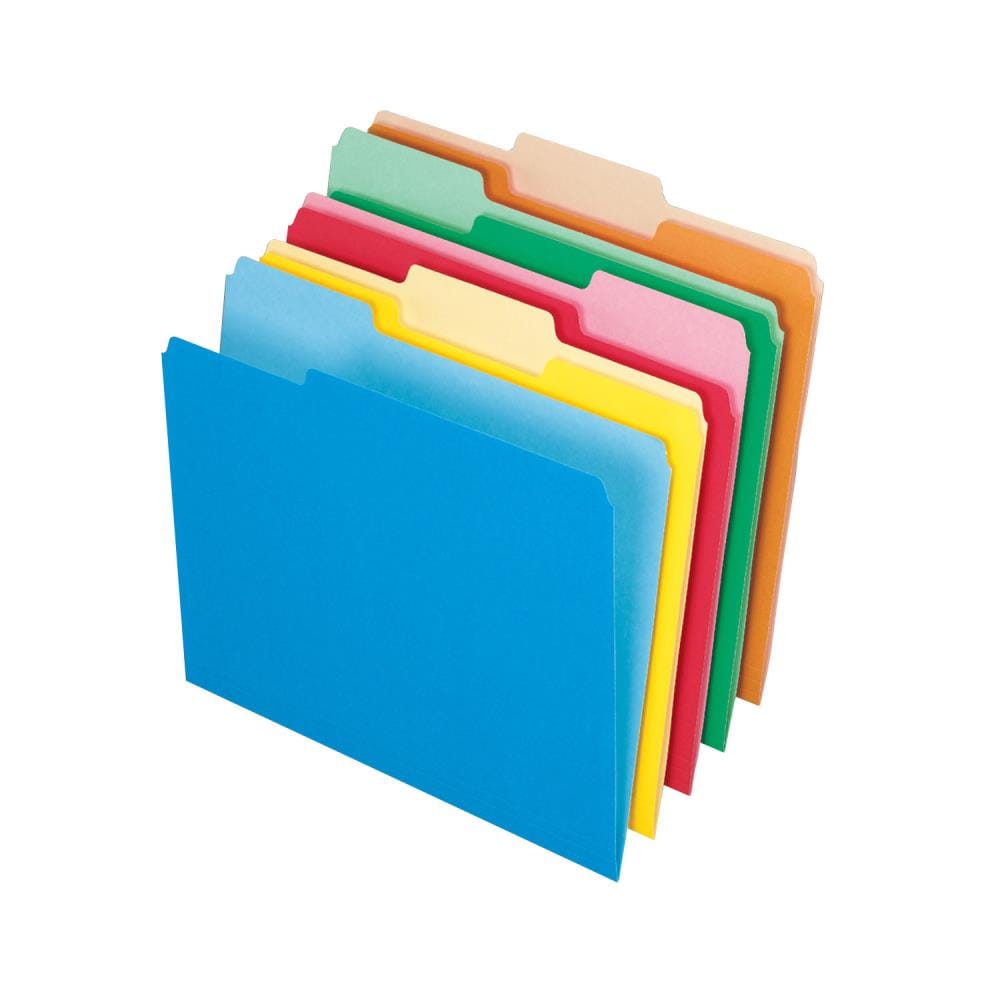 Pendaflex Pendaflex® Colored File Folders, 1/3 Cut Tabs, Box of 100 in ...