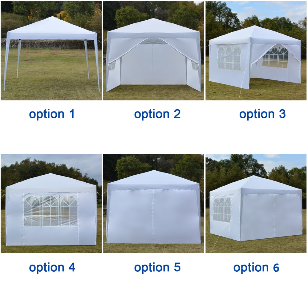 Winado 10-ft x 10-ft Round White Pop-up Canopy 257507608745 at Lowes.com