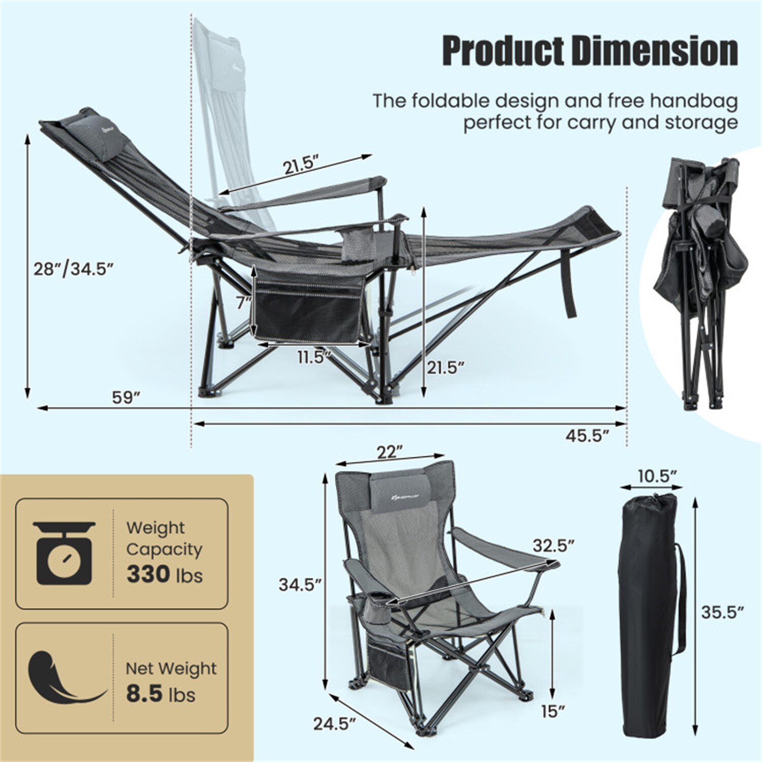 BABOOM BOM-11711HS-CO Beach-Camping-Chairs - View #5