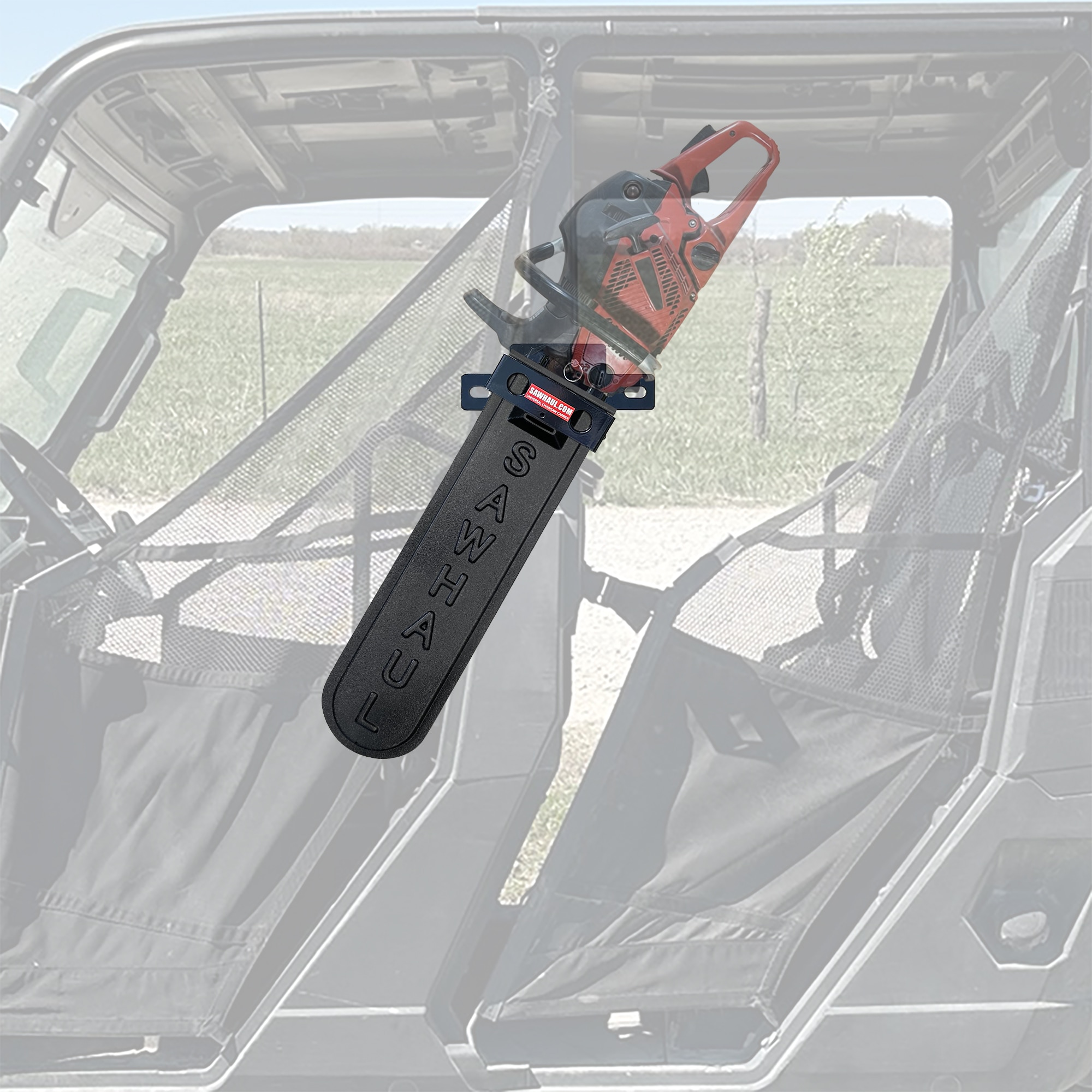 SawHaul 20-in Universal Chainsaw Carrier Holster Kit, Mounts to ROPS, Pro-Grade Scabbard SLSRP-20 Sansujyuku sansujyuku.com