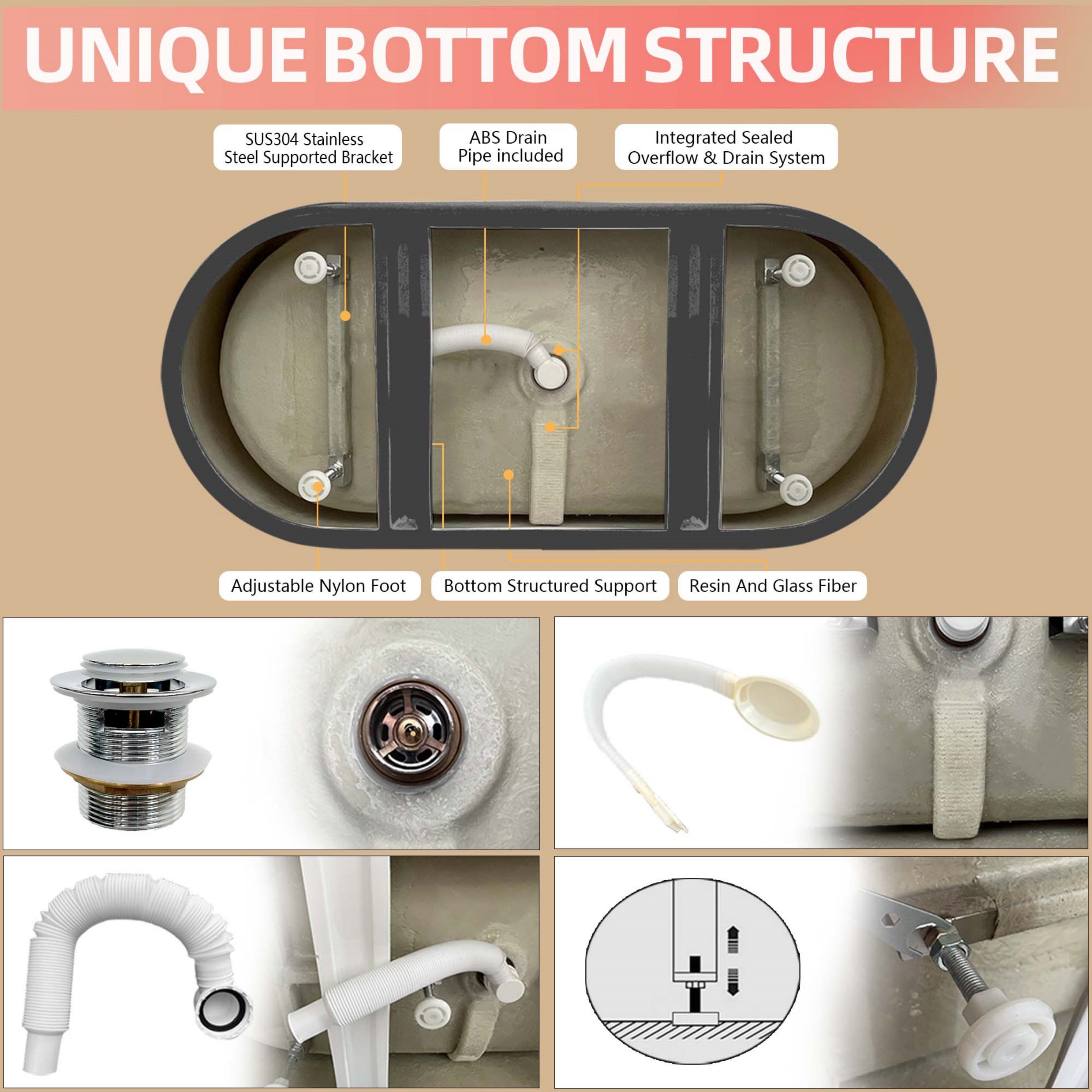 WELLFOR QBT-P304-W69EG bathtubs - View #11