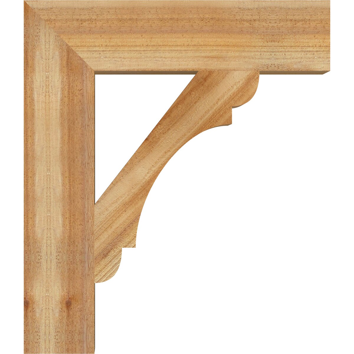 Ekena Millwork BKT06X26X30OLY05RWR Exterior-Brackets-Braces - View #3