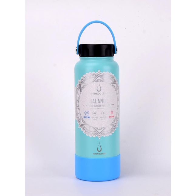 Hydroclear Balance ss silicone and handle bottle 40-fl oz Stainless Steel  Water Bottle in the Water Bottles & Mugs department at