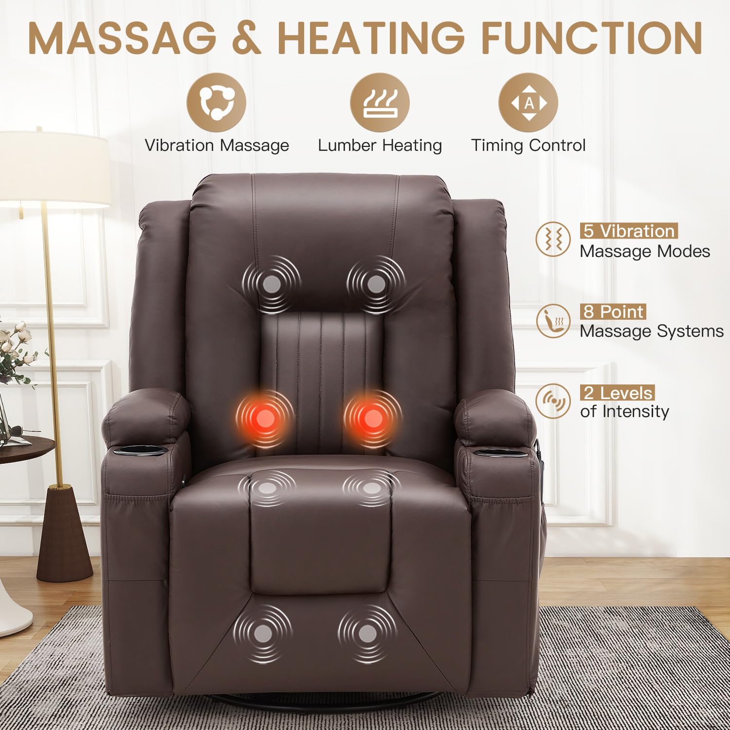 AECOJOY 13096UBR-LS01 Sofas-Loveseats - View #3
