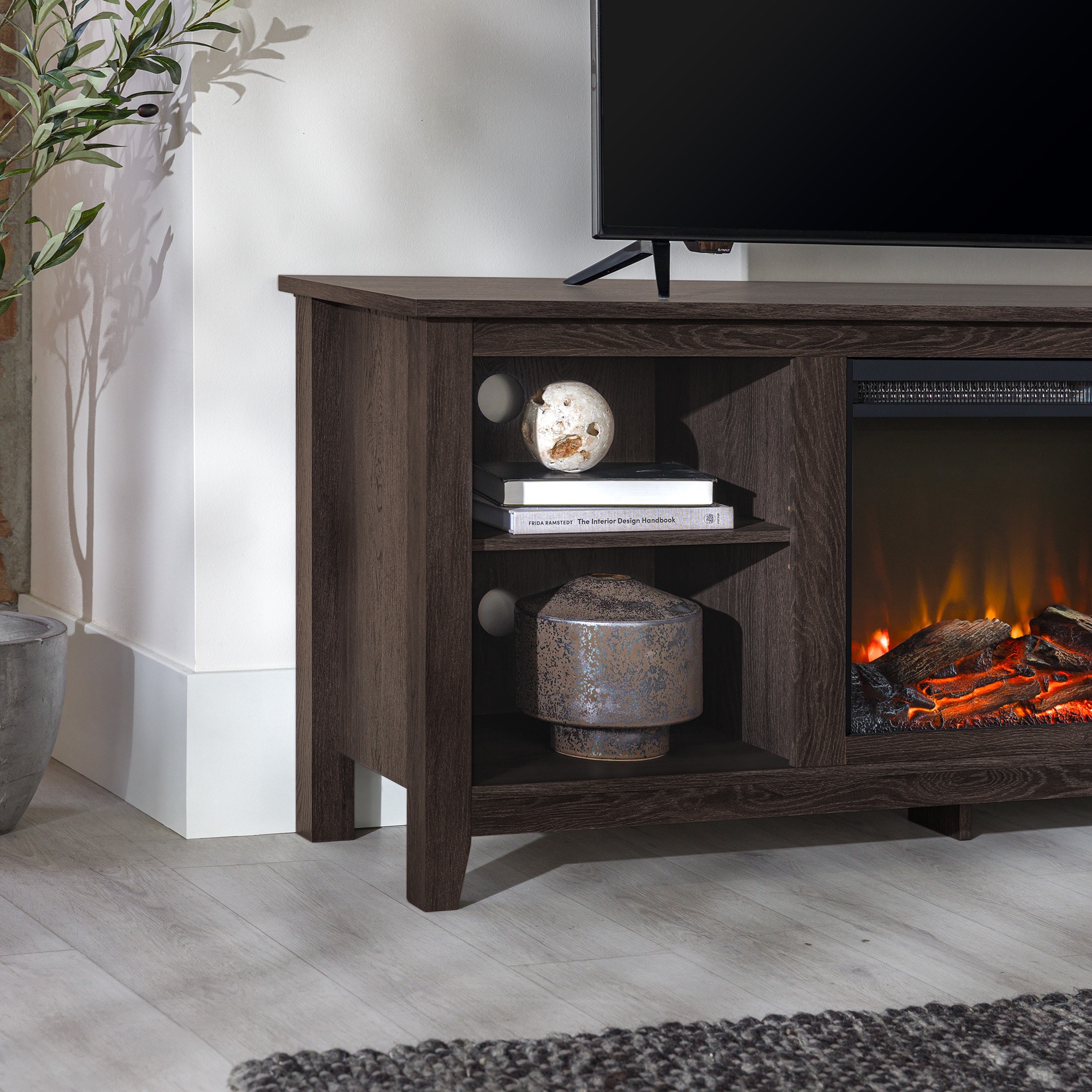 Walker Edison W58FP18CL Electric-Fireplaces - View #7