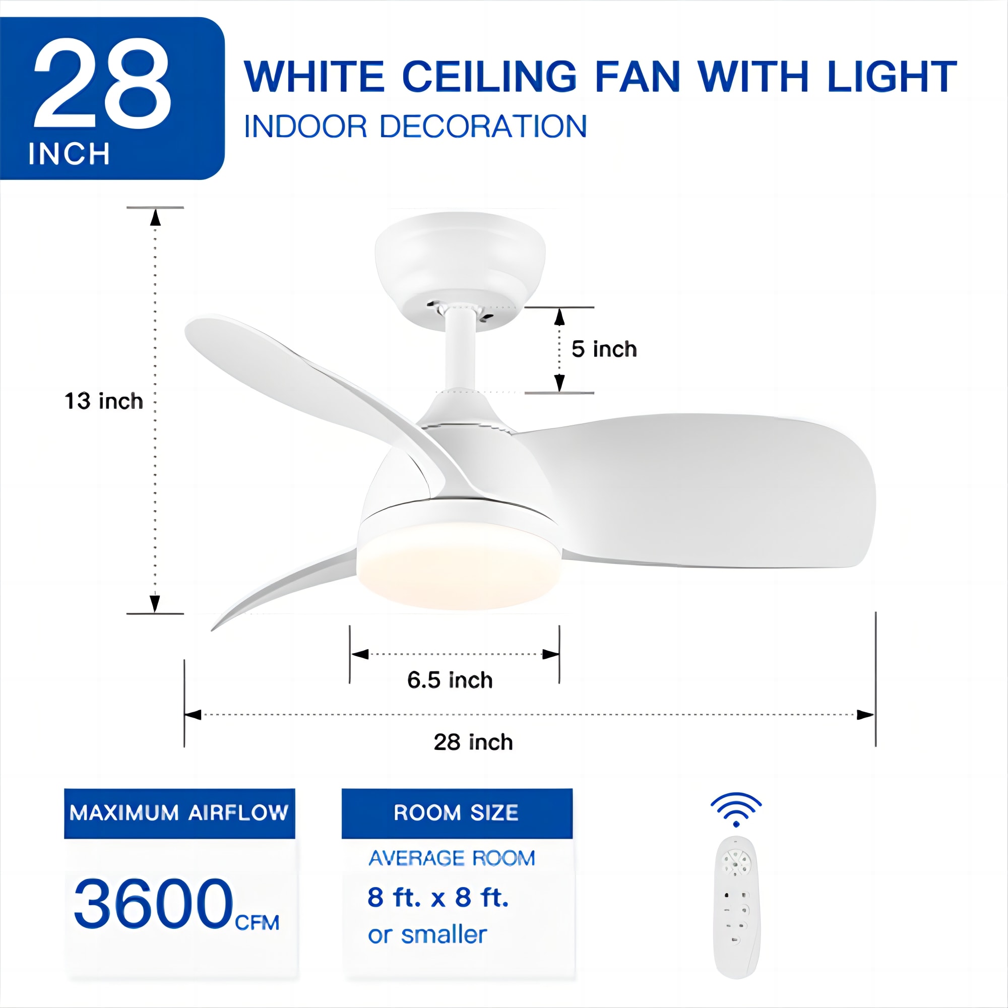 Kahomvis YUH-QPW1-5951 Ceiling-Fans - View #6